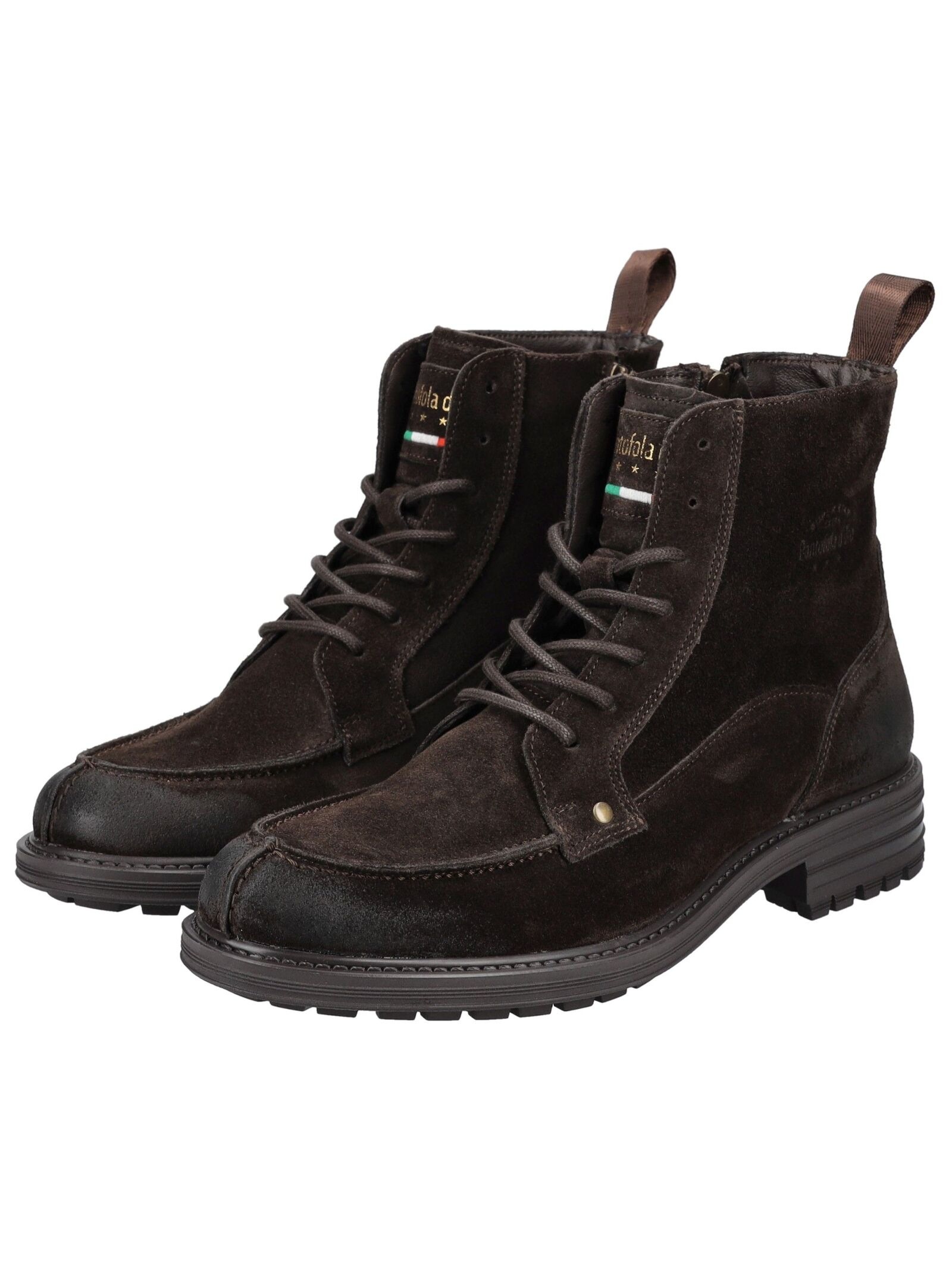 Pantofola d´Oro Schnürstiefelette »Pantofola d'Oro Stiefelette Veloursleder«
