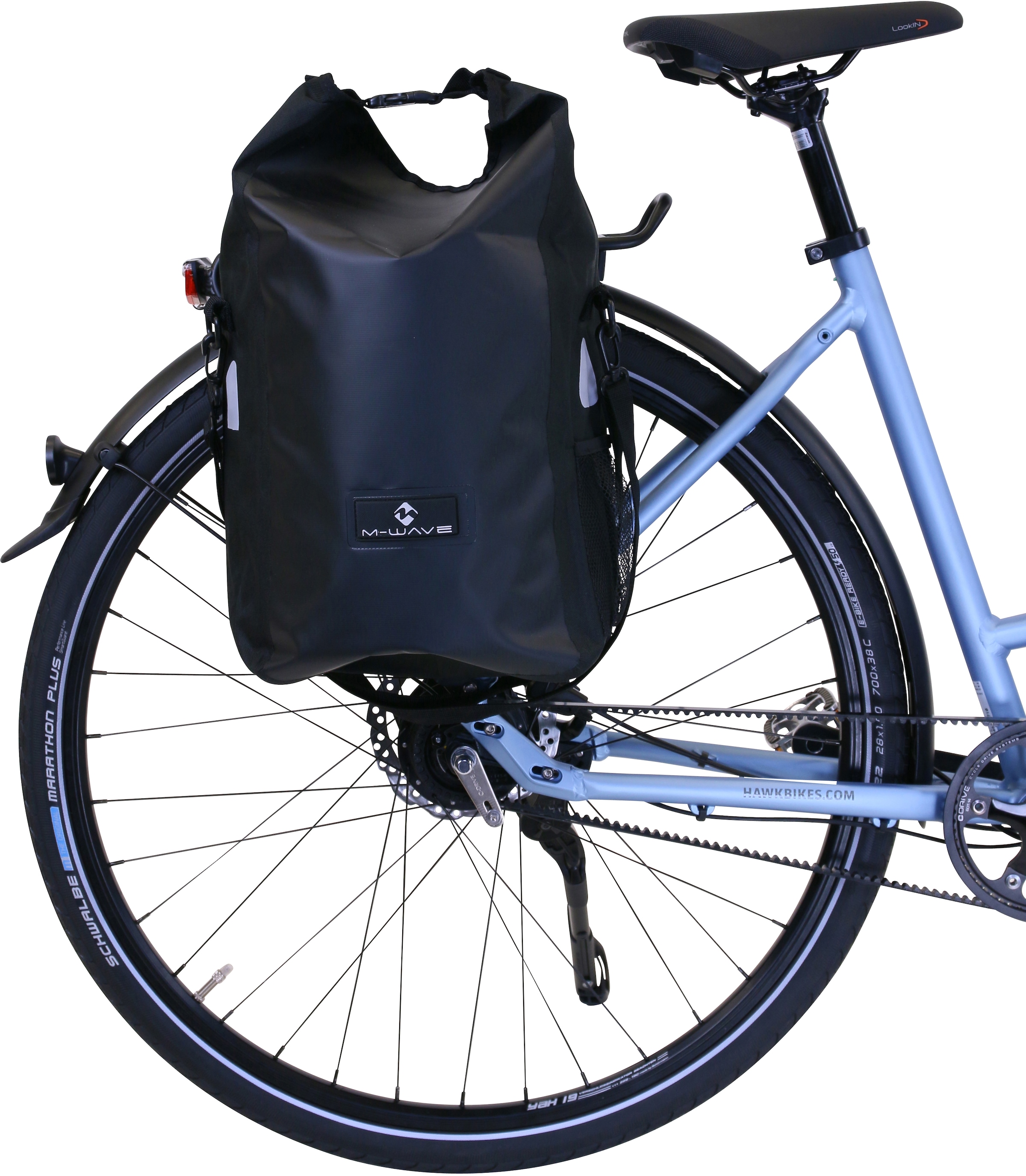 HAWK Bikes Trekkingrad »Trekking Lady Super Deluxe Plus Sky Blue«, 8 Gang, Shimano, Nexus Schaltwerk, für Damen und Herren