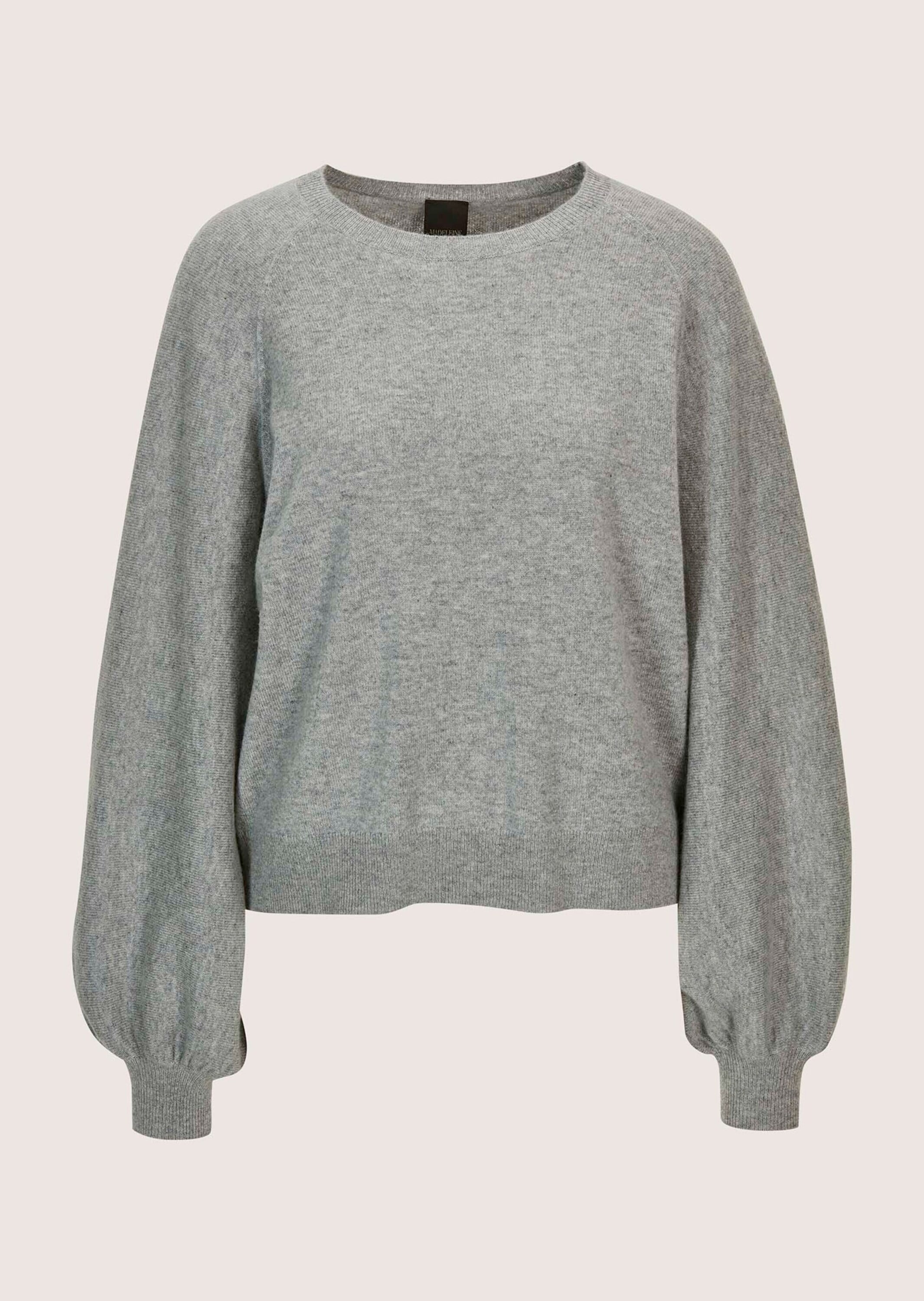 MADELEINE Longpullover "Strickpullover Stilvoller Wollpullover mit Ballonär günstig online kaufen