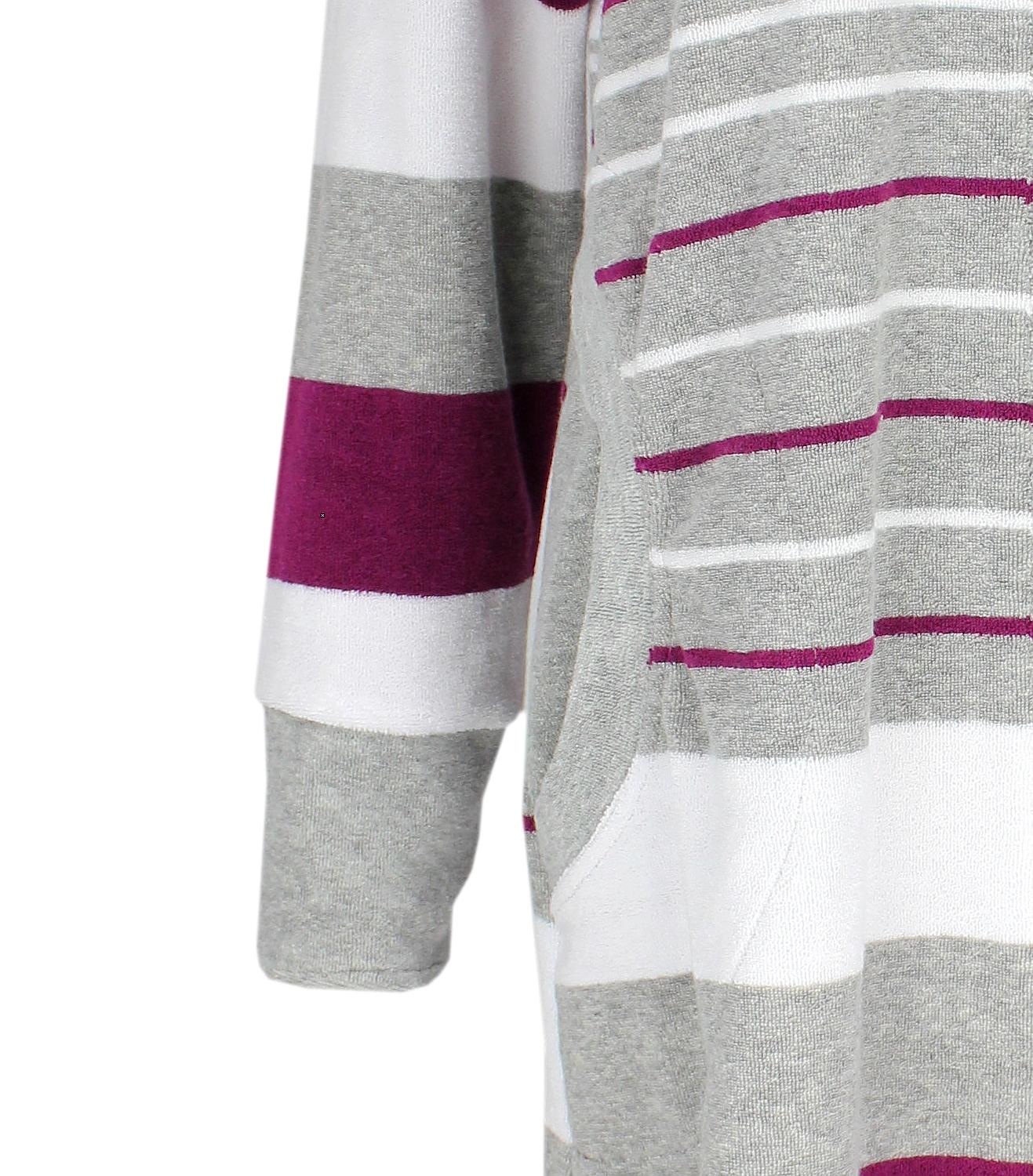 AQUARTI Damenbademantel "Bademantel Aquarti Damen Frottee Bademantel Gestre günstig online kaufen