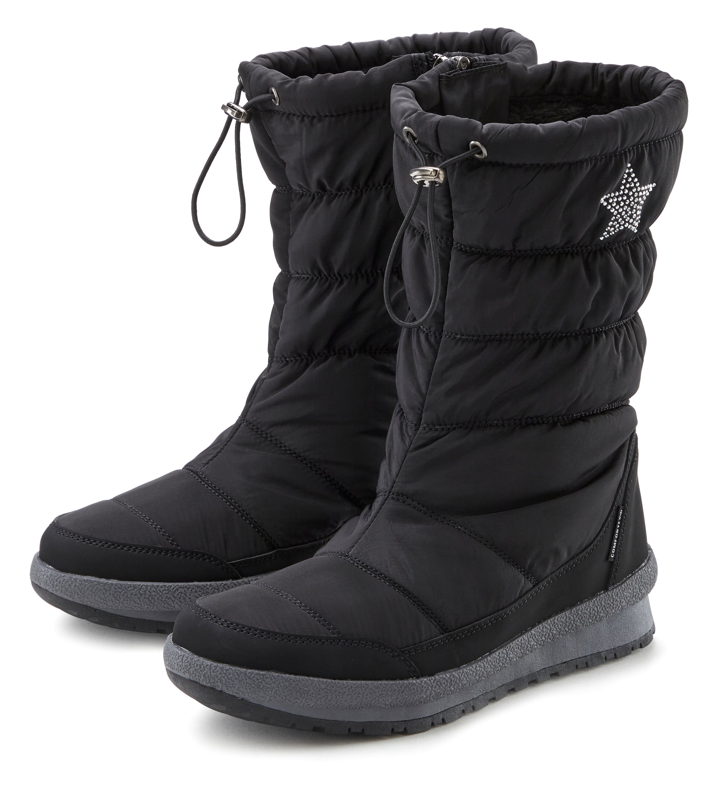 LASCANA Winterstiefel "Winterboots, Stiefelette" mit wasserabweisender Comf günstig online kaufen