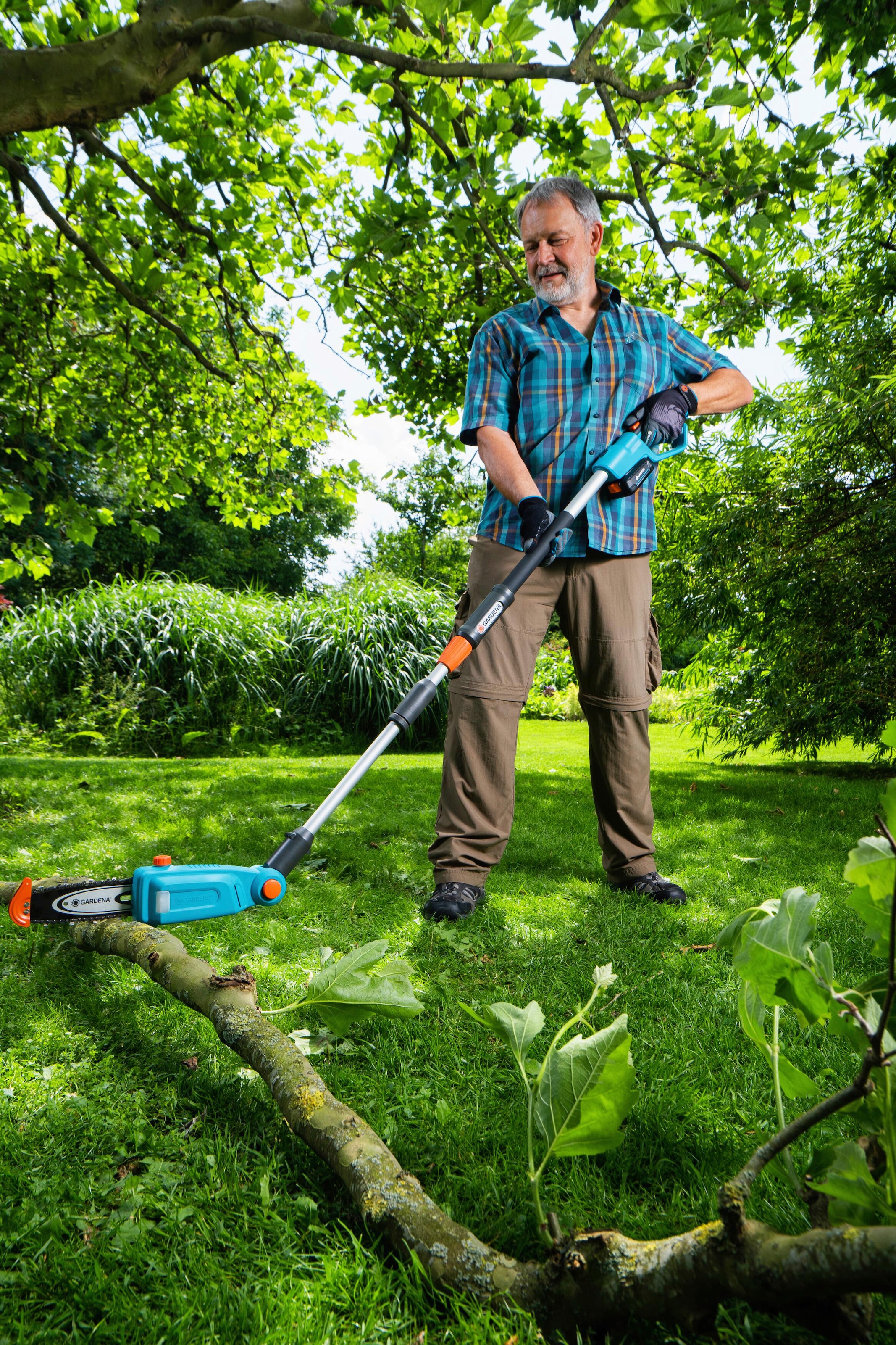 GARDENA Akku-Hochentaster »TCS 20/18 V P4A solo«, ohne Akku und Ladegerät