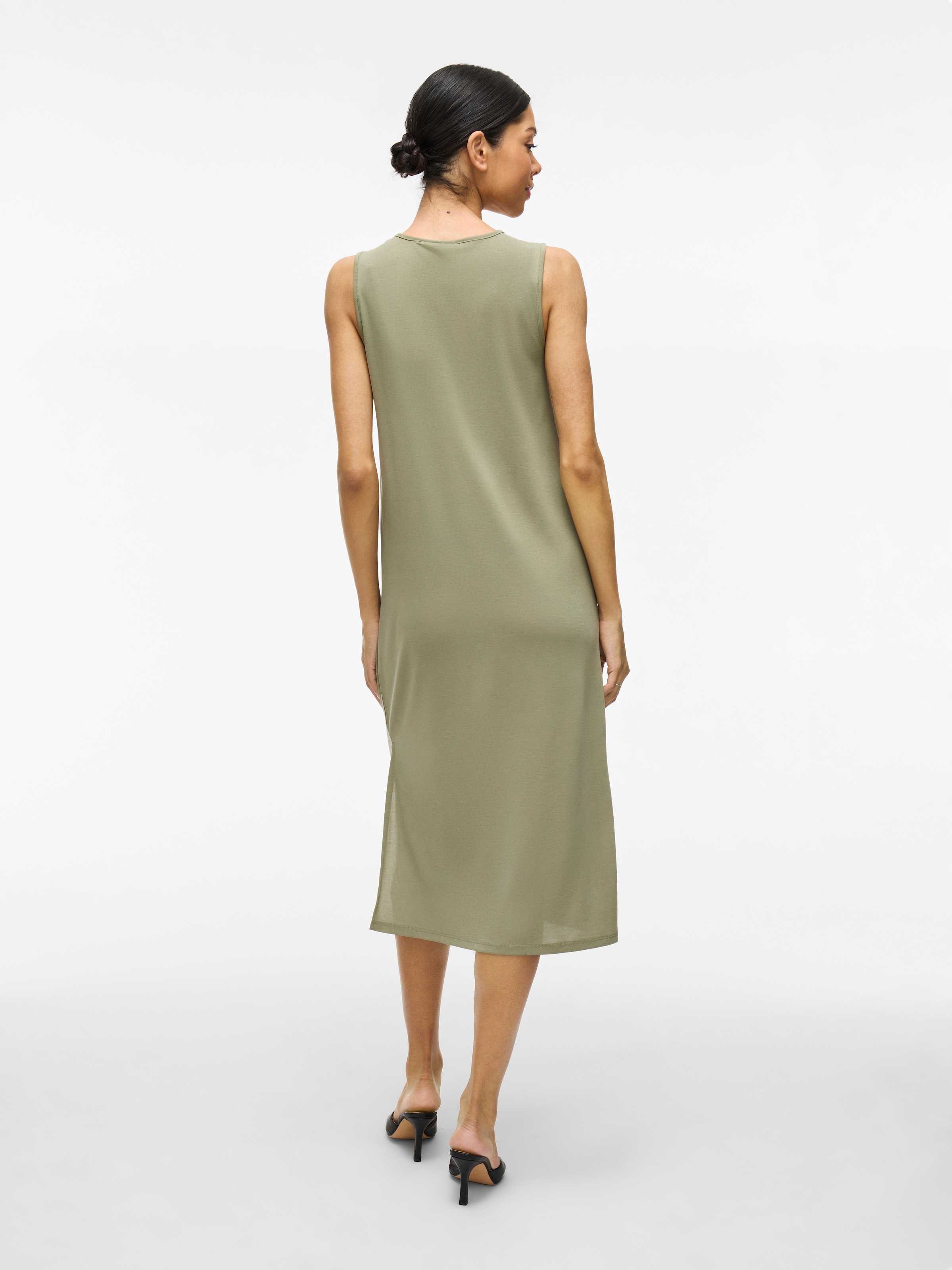 Vila Sommerkleid »VIMODALA O-NECK S/L DRESS - NOOS«
