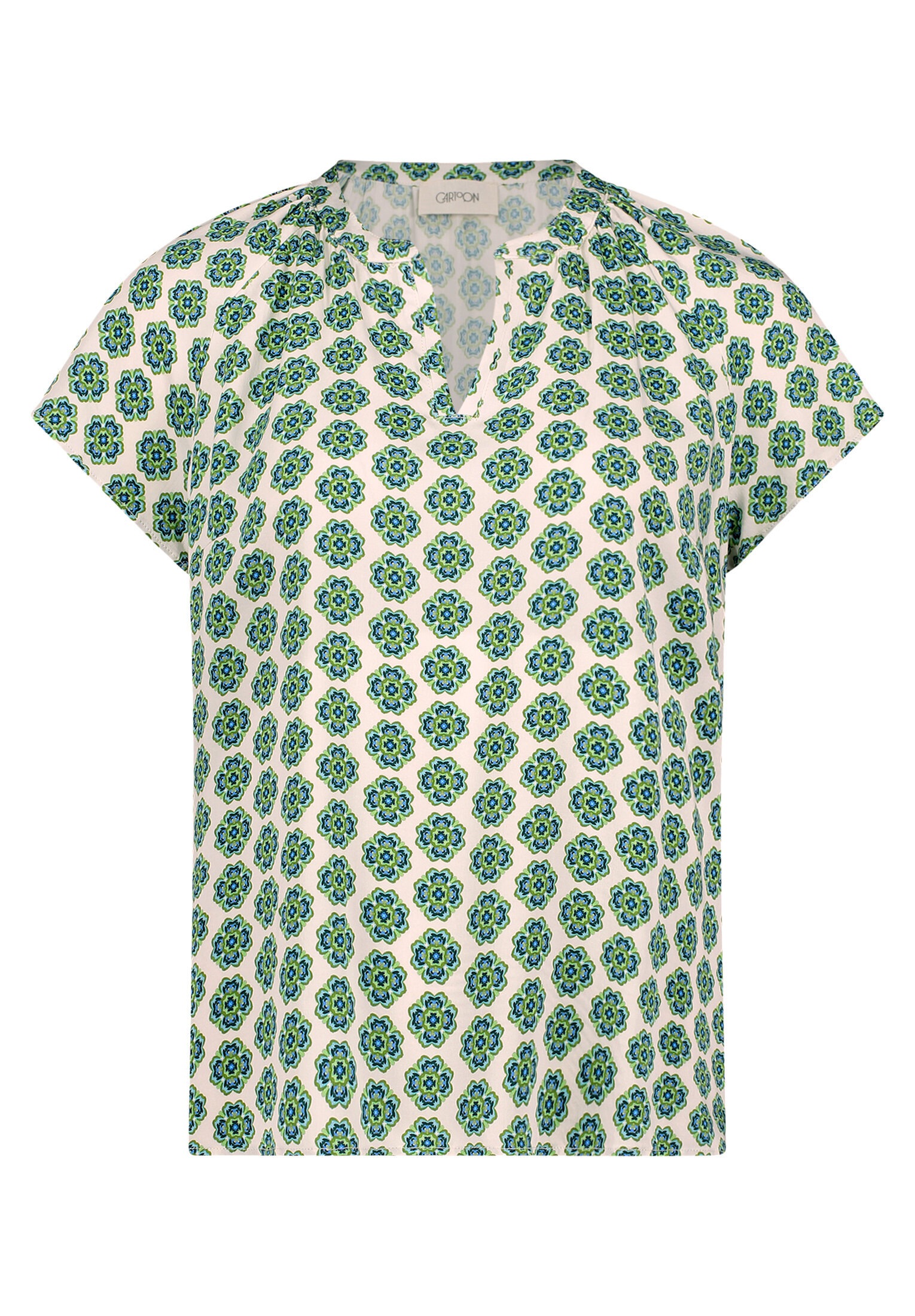 Cartoon Shirtbluse »Damen mit Rüschen«