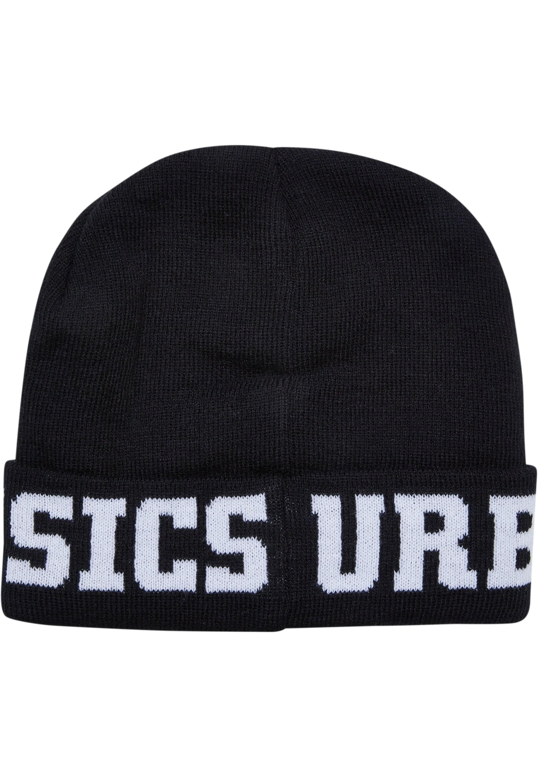 URBAN CLASSICS Beanie »Urban Classics Unisex Logo Jaquard Beanie«, (1 St.)