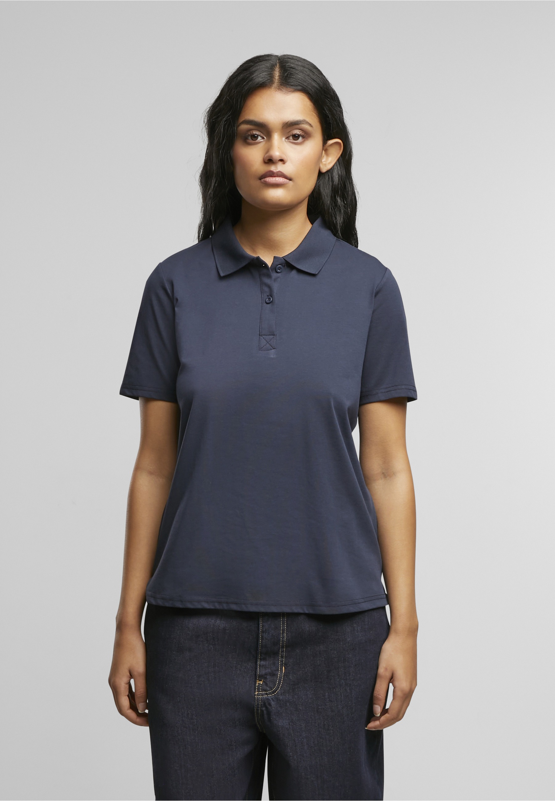 URBAN CLASSICS Poloshirt »Urban Classics Ladies Sorona Polo Tee« 1 Stk.