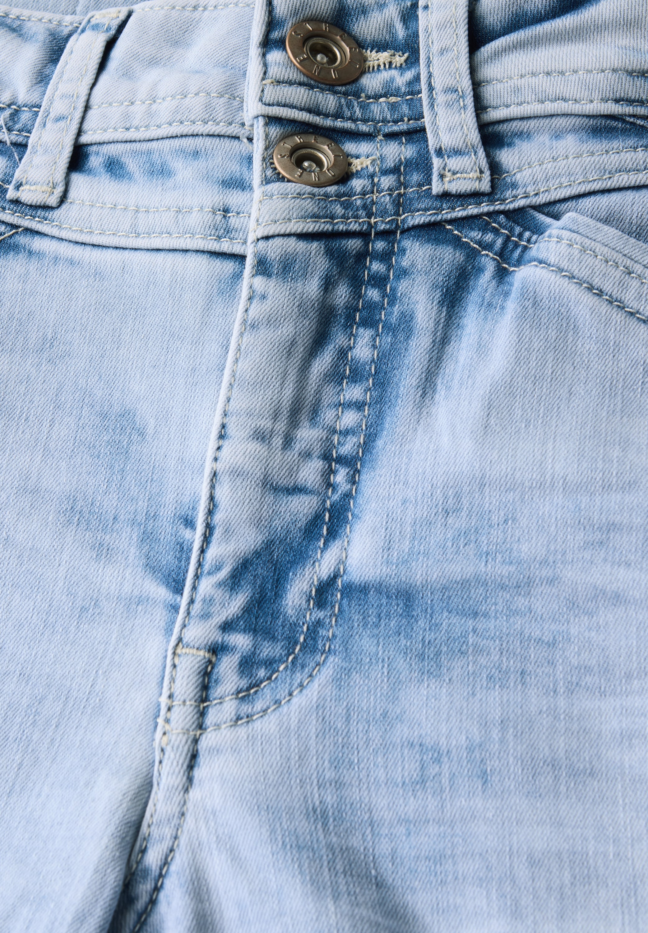 STREET ONE Loose-fit-Jeans, High Waist