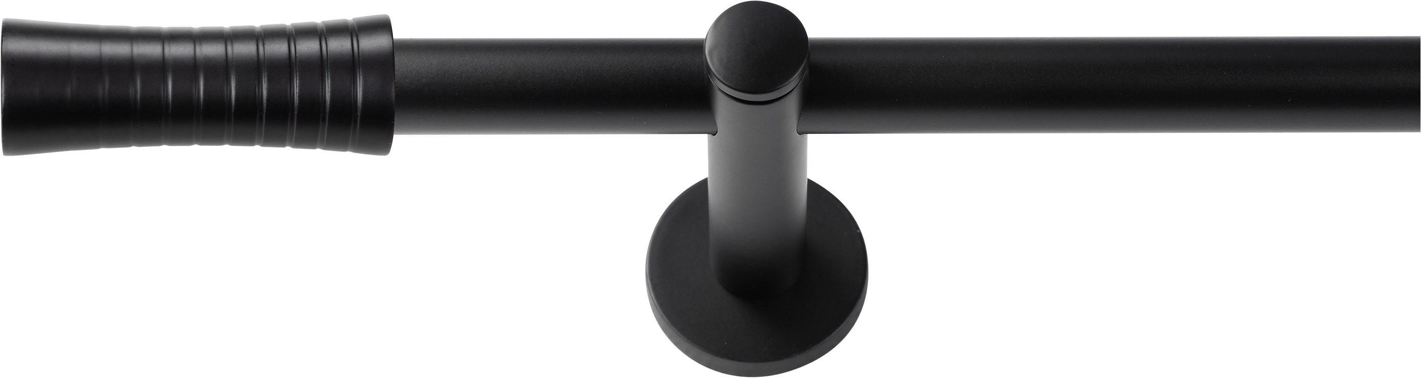 SN DECO GROUP Gardinenstange "Gardinenstange Nancy Ø 19 mm, 1-läufig, Fixmaß, verschraubt" Ø 19 mm Fixmaß;kürzbar