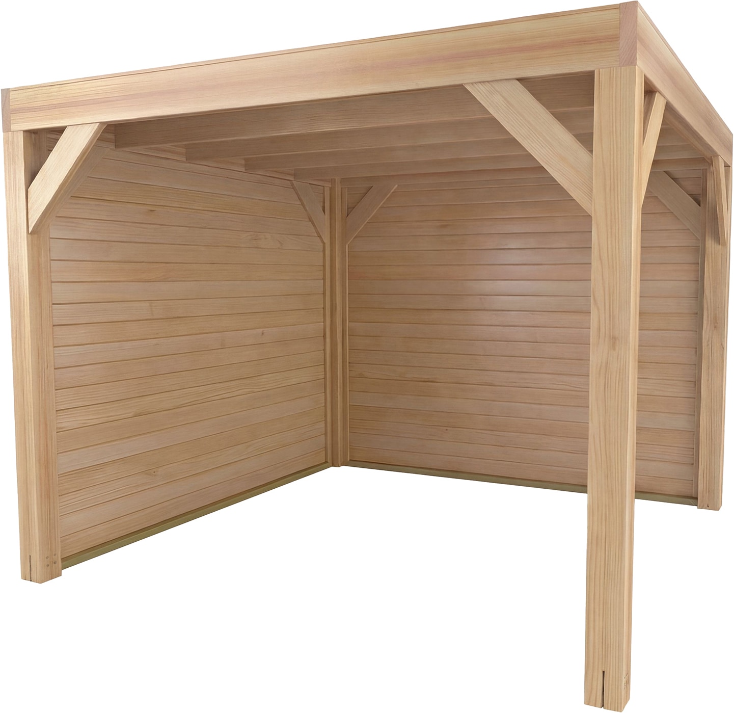weka Holzpavillon »Lumley Lauben-Set Gr. 1.1« BxTxH: 307x307x245 cm