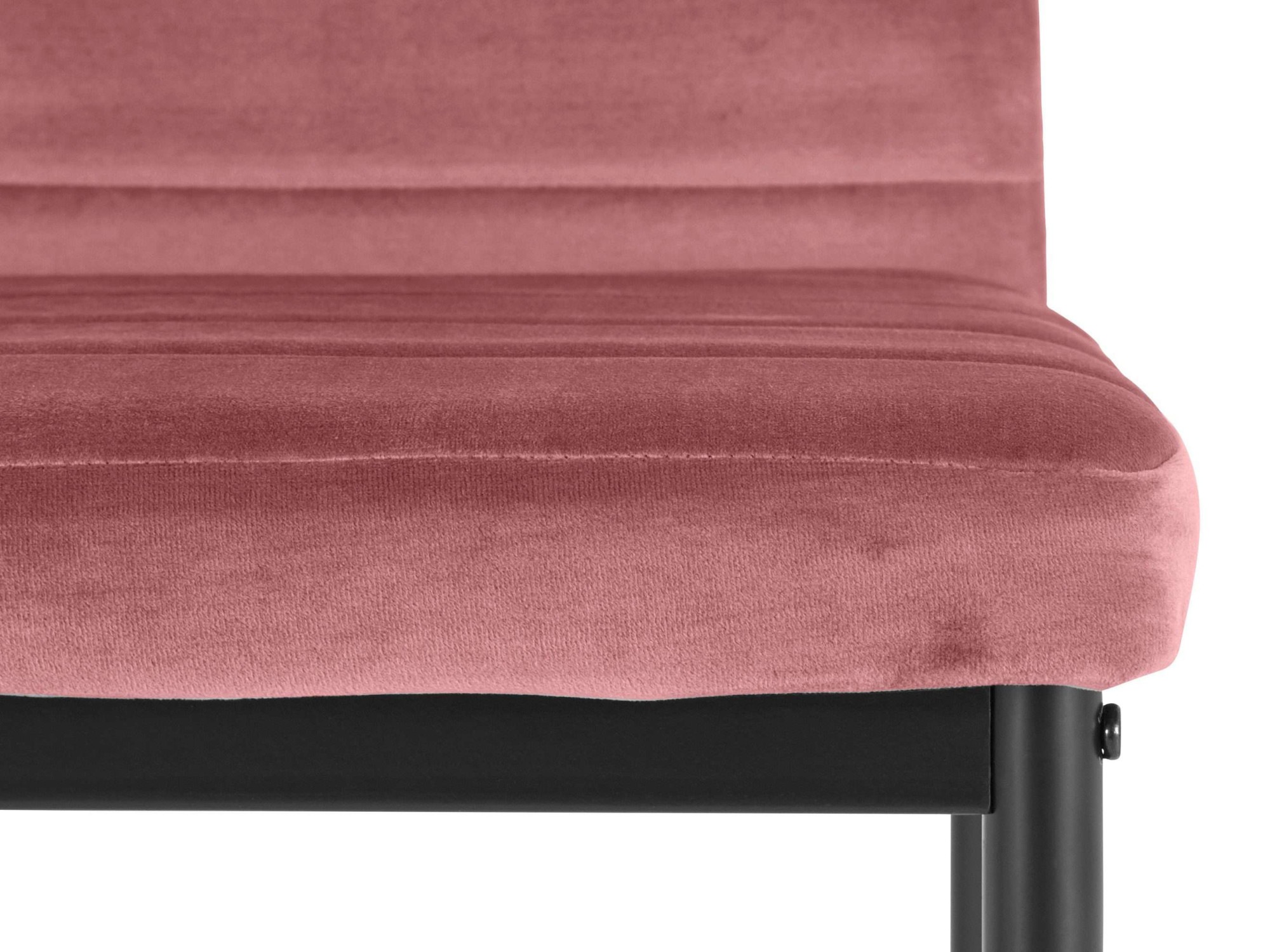 INOSIGN Essgruppe »Silvi-Mandy«, (Set, 5 tlg., Set 110 cm), Glastisch 110x110 cm mit 4 Stühlen (Veloursstoff), Gestell aus Metall