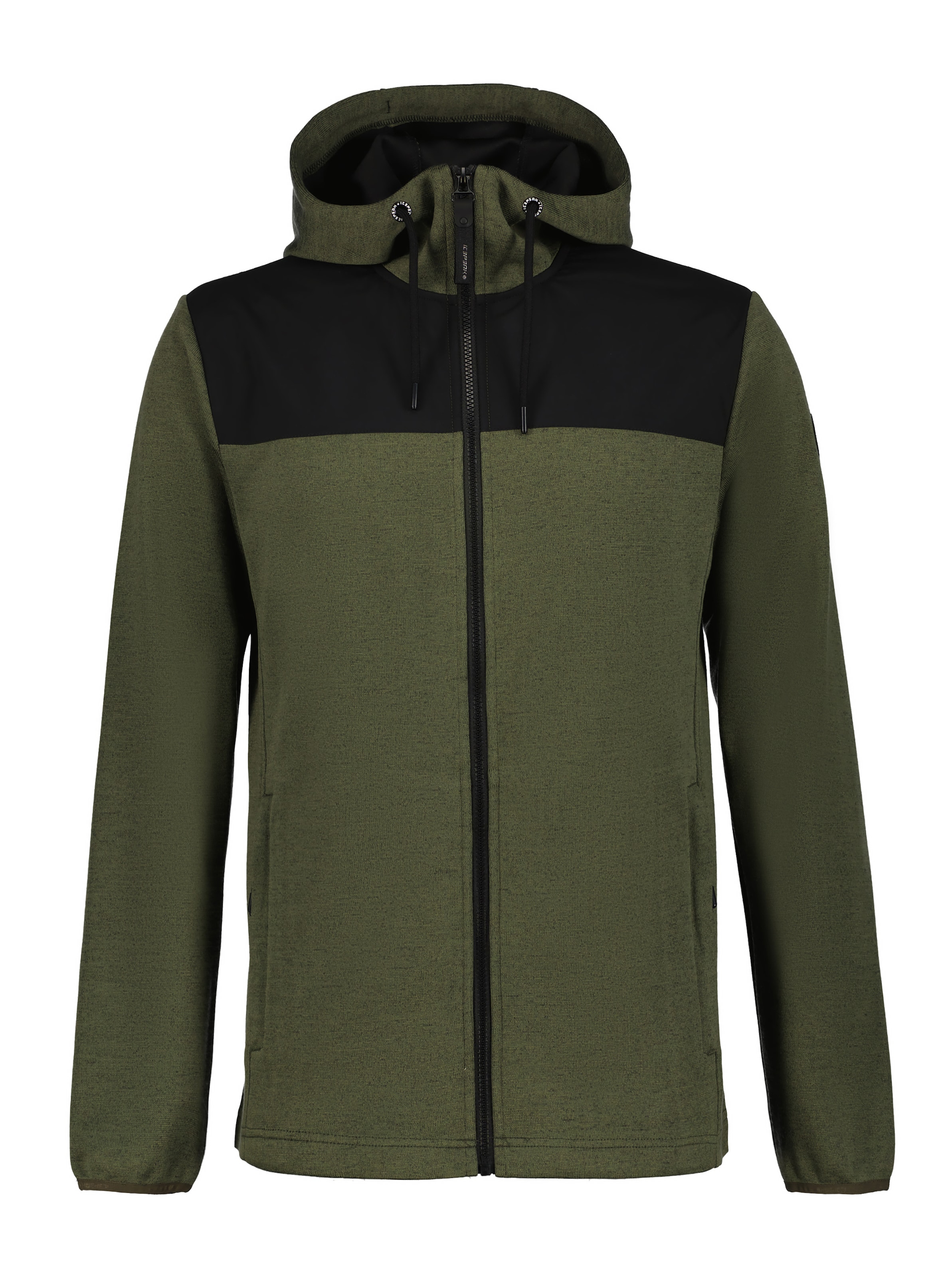 Icepeak Softshelljacke "H STRICKFLEECEJACKE AGAR", mit Kapuze, mit Logopatc günstig online kaufen