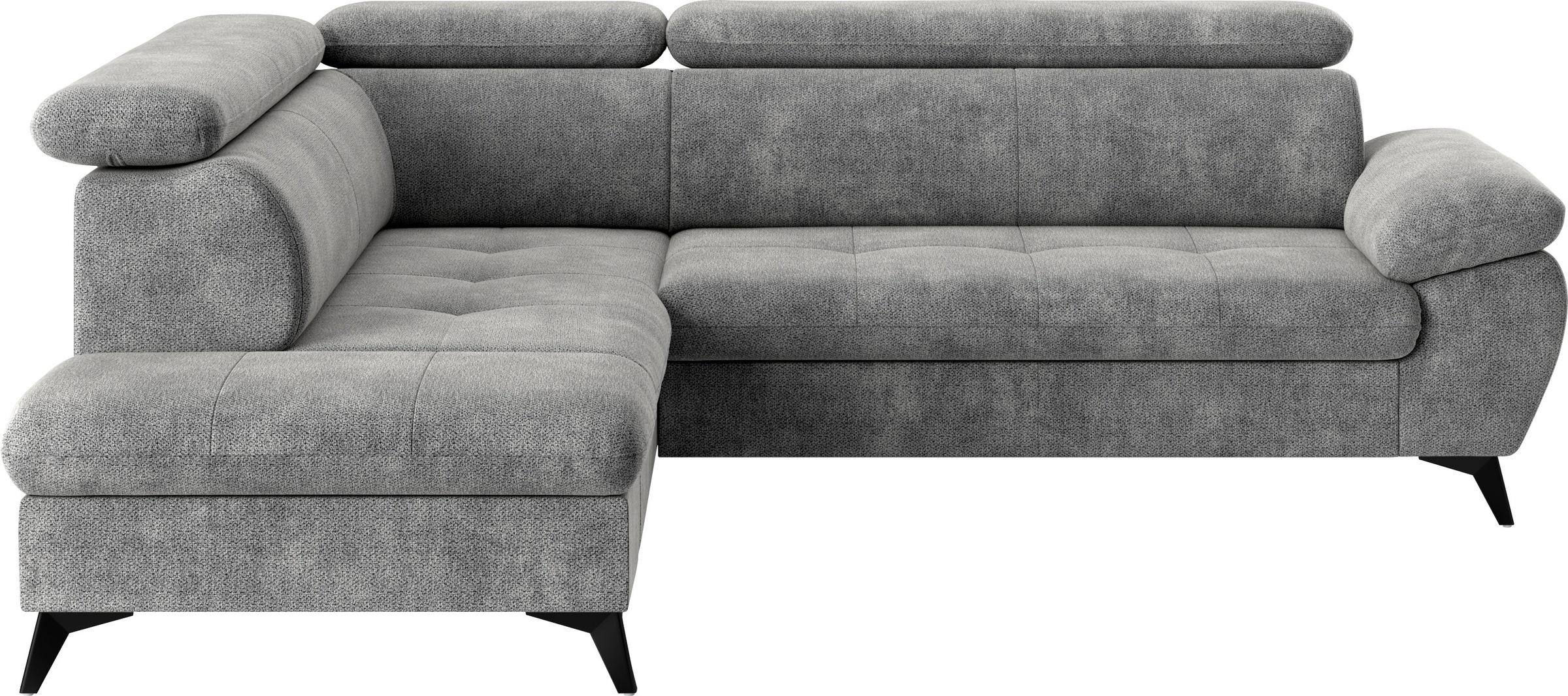 COTTA Ecksofa "Hudson L-Form, B: 256 cm" mit Kopfteilverstellung, optional günstig online kaufen
