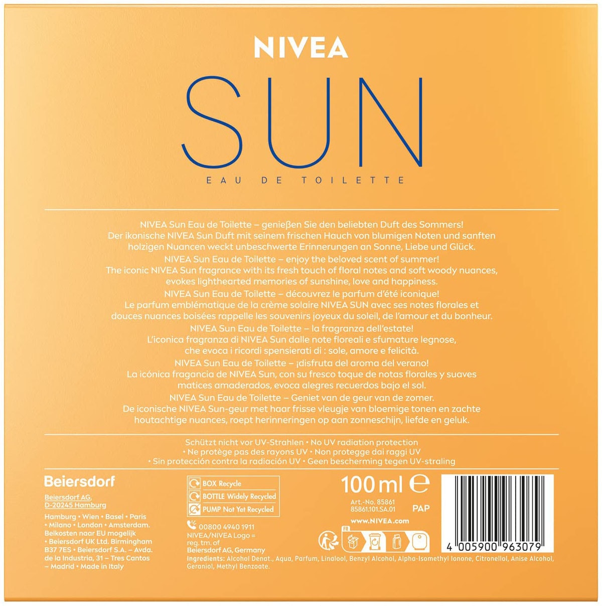 Nivea Eau de Toilette »SUN Eau de Toilette«