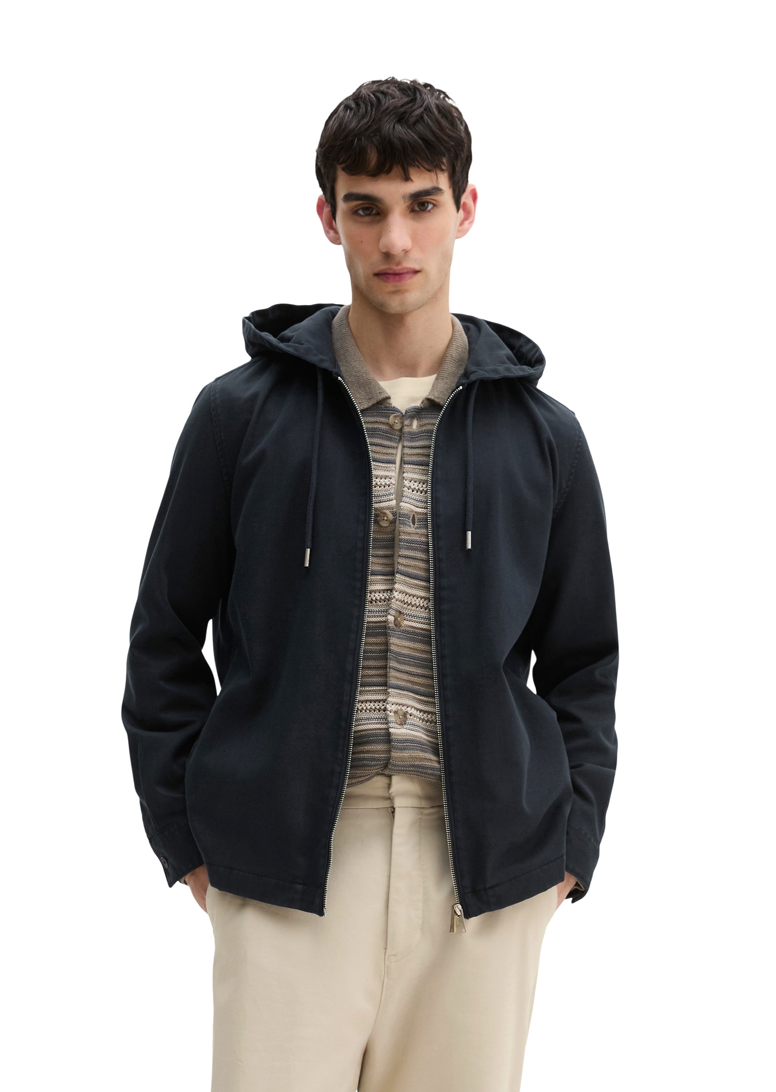 Marc OPolo Kurzjacke "aus weichem Lyocell und Bio-Baumwolle" günstig online kaufen