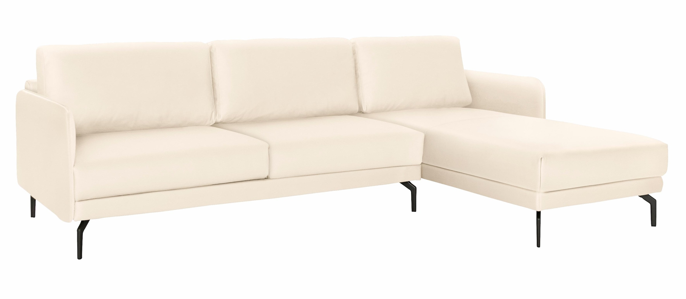 cm, Ecksofa Umbragrau »hs.450«, 274 schmal, Breite sehr BAUR Armlehne | kaufen sofa Alugussfuß hülsta