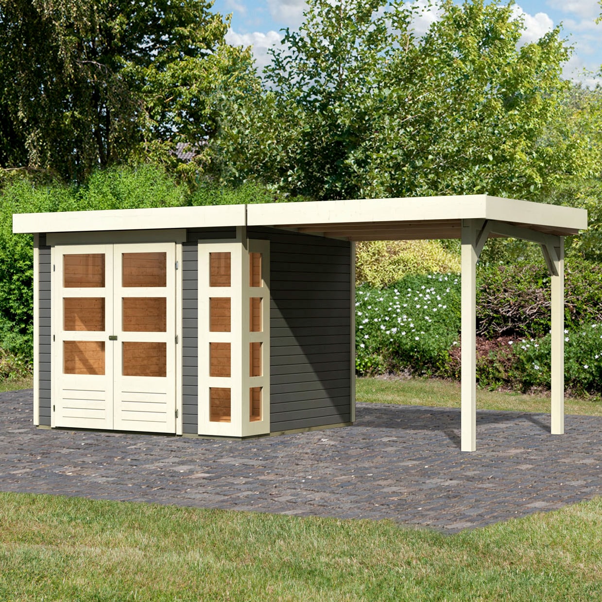 Karibu Gartenhaus "Nordsee 3" günstig online kaufen