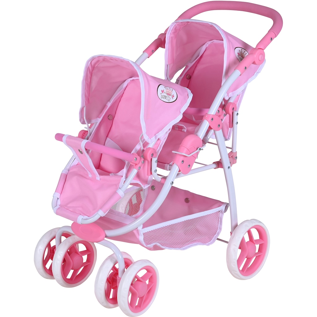 Knorrtoys® Puppen-Zwillingsbuggy »Milo - Princess White Rose«