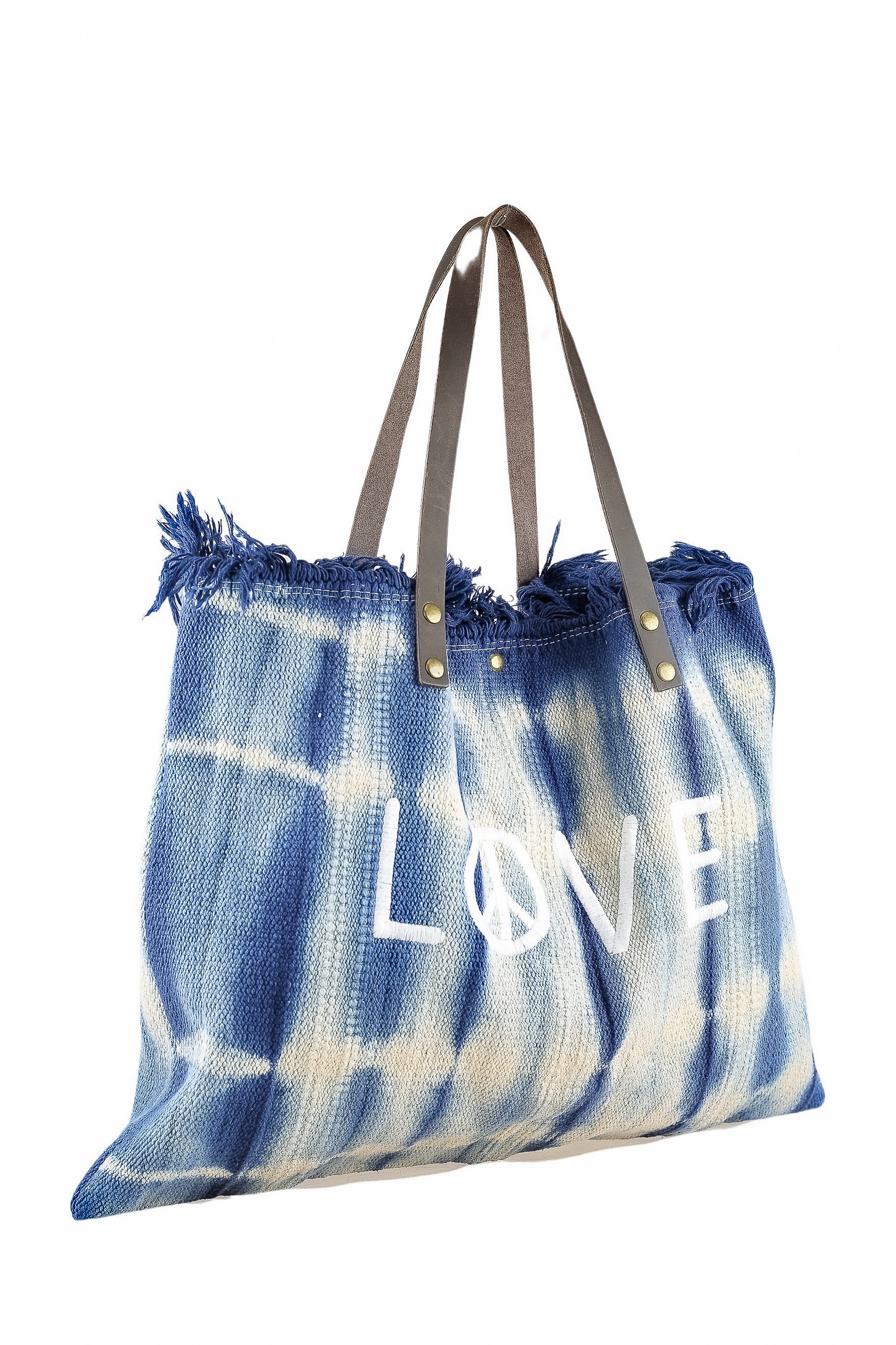 COLLEZIONE ALESSANDRO Schultertasche »Love«, aus griffigem Jeansstoff