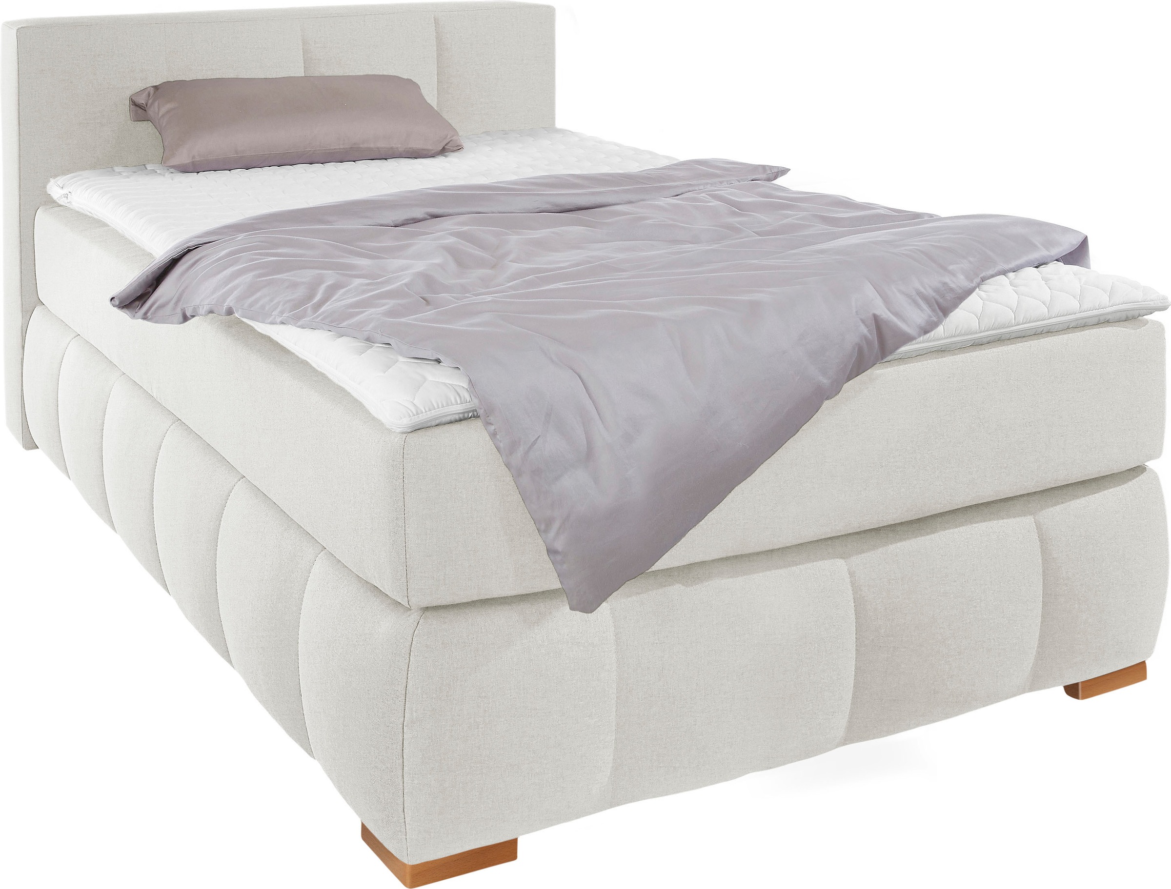 Home affaire Boxspringbett "Chelles" inkl. Kaltschaumtopper, in 5 Breiten u günstig online kaufen