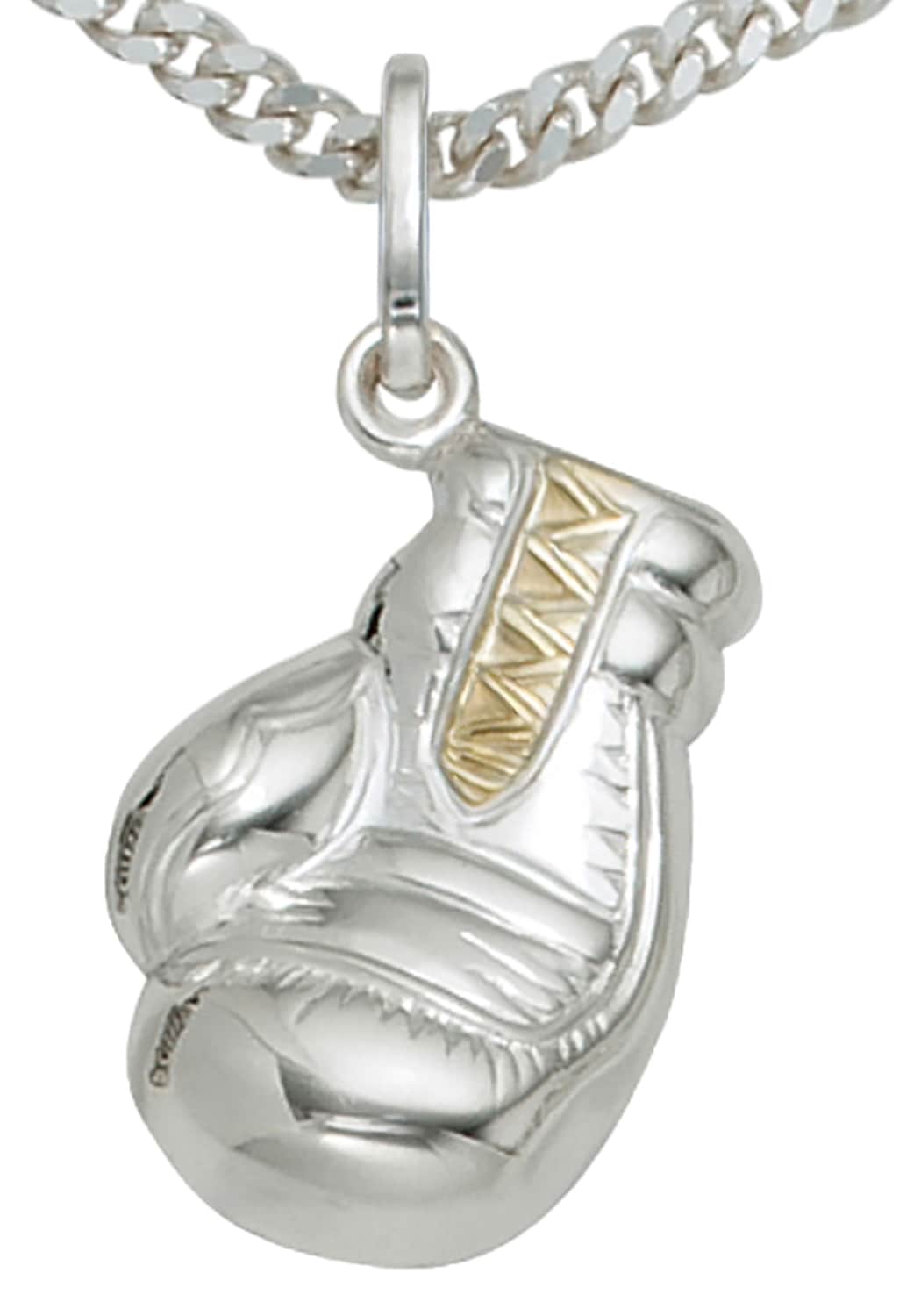 JOBO Kettenanhänger »Anhänger Boxhandschuh« ()  925 Silber bicolor vergoldet