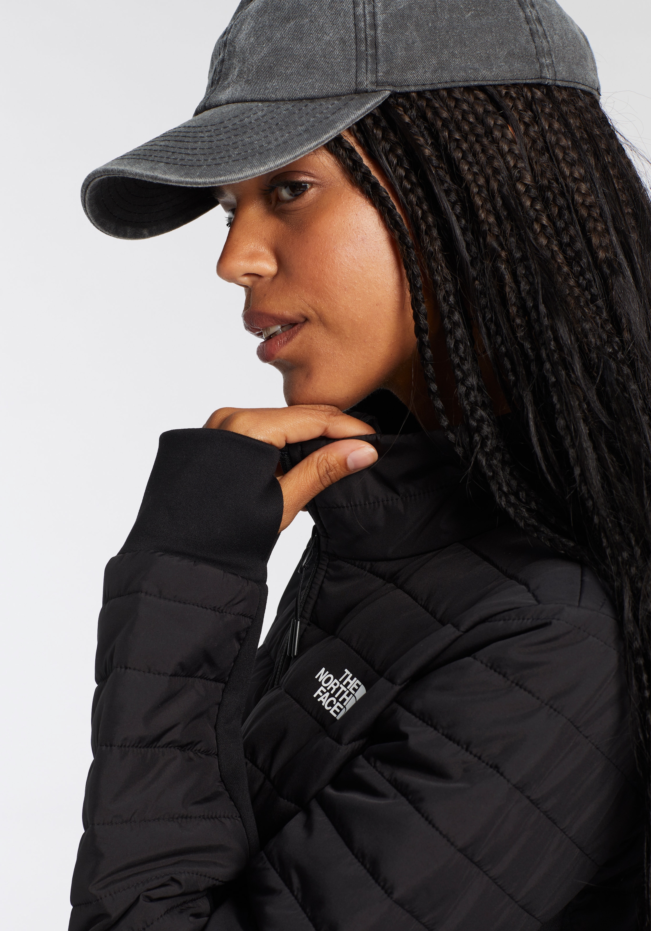 The North Face Steppjacke »W CANYONLANDS HYBRID JACKET«, ohne Kapuze