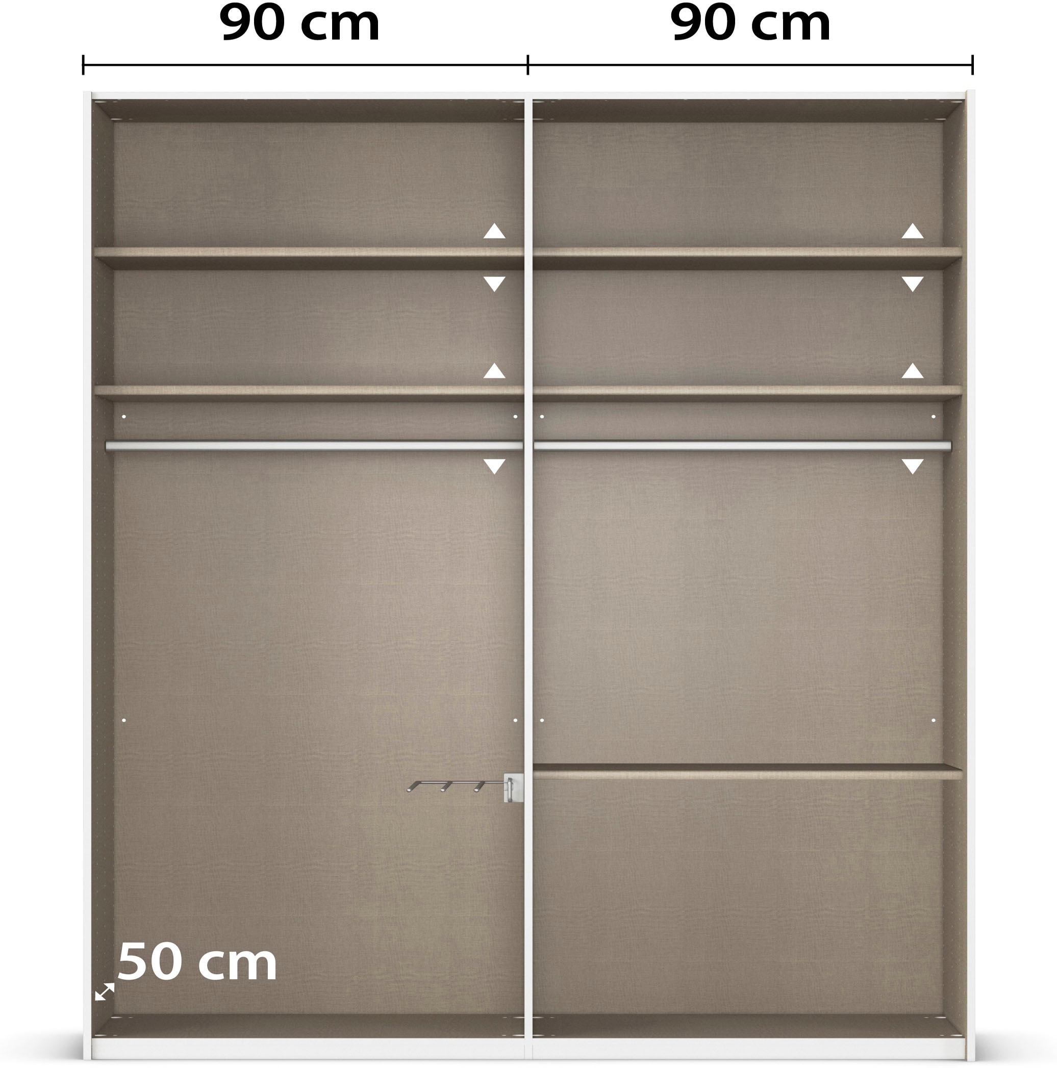 rauch Jugendzimmer-Set »Marlene«, (Set, 4 tlg., in 3 verschiedenen Ausstattungen BASIC/CLASSIC/PREMIUM), erhältlich in verschiedenen Bett- und Schrank-Breiten MADE IN GERMANY