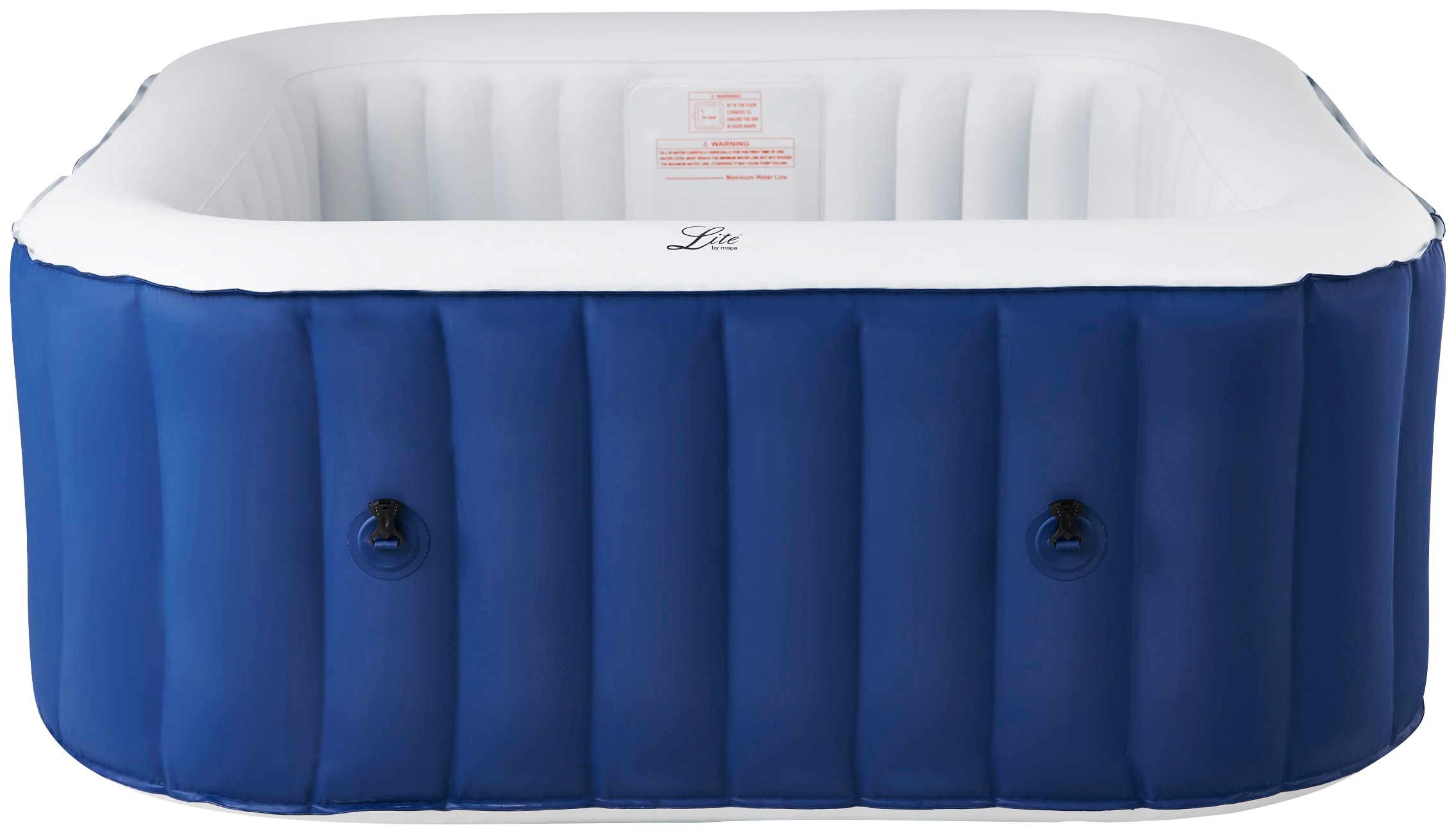 GardWell Whirlpool »Sapphire«, (Set), selbstaufblasend, 108 Luftdüsen, BxLxH: 158x158x68 cm, für 4 Personen