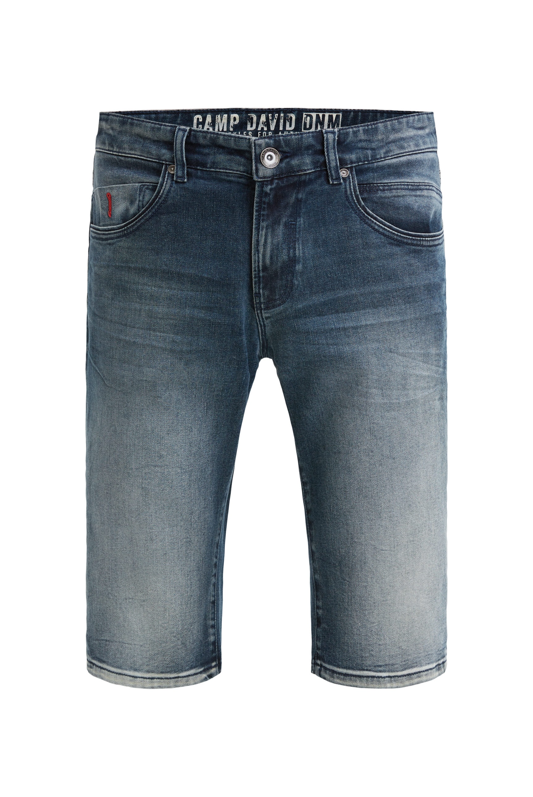 CAMP DAVID Jeansshorts mit Turn-Up Saum