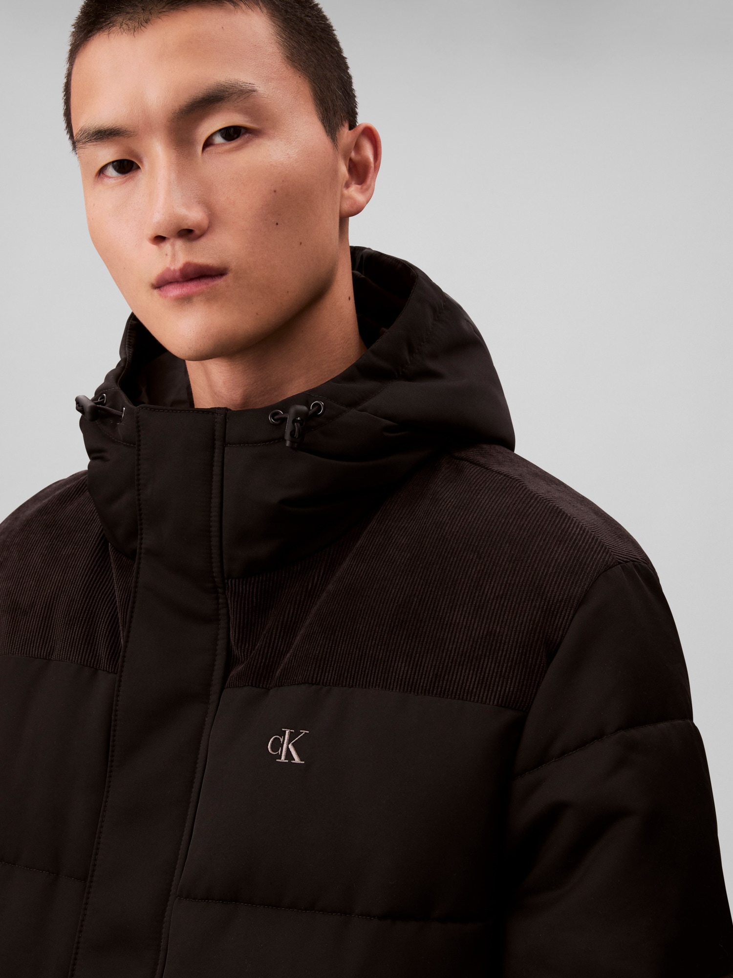 Calvin Klein Jeans Steppjacke mit Kapuze Kapuze, regular fit, wattiert