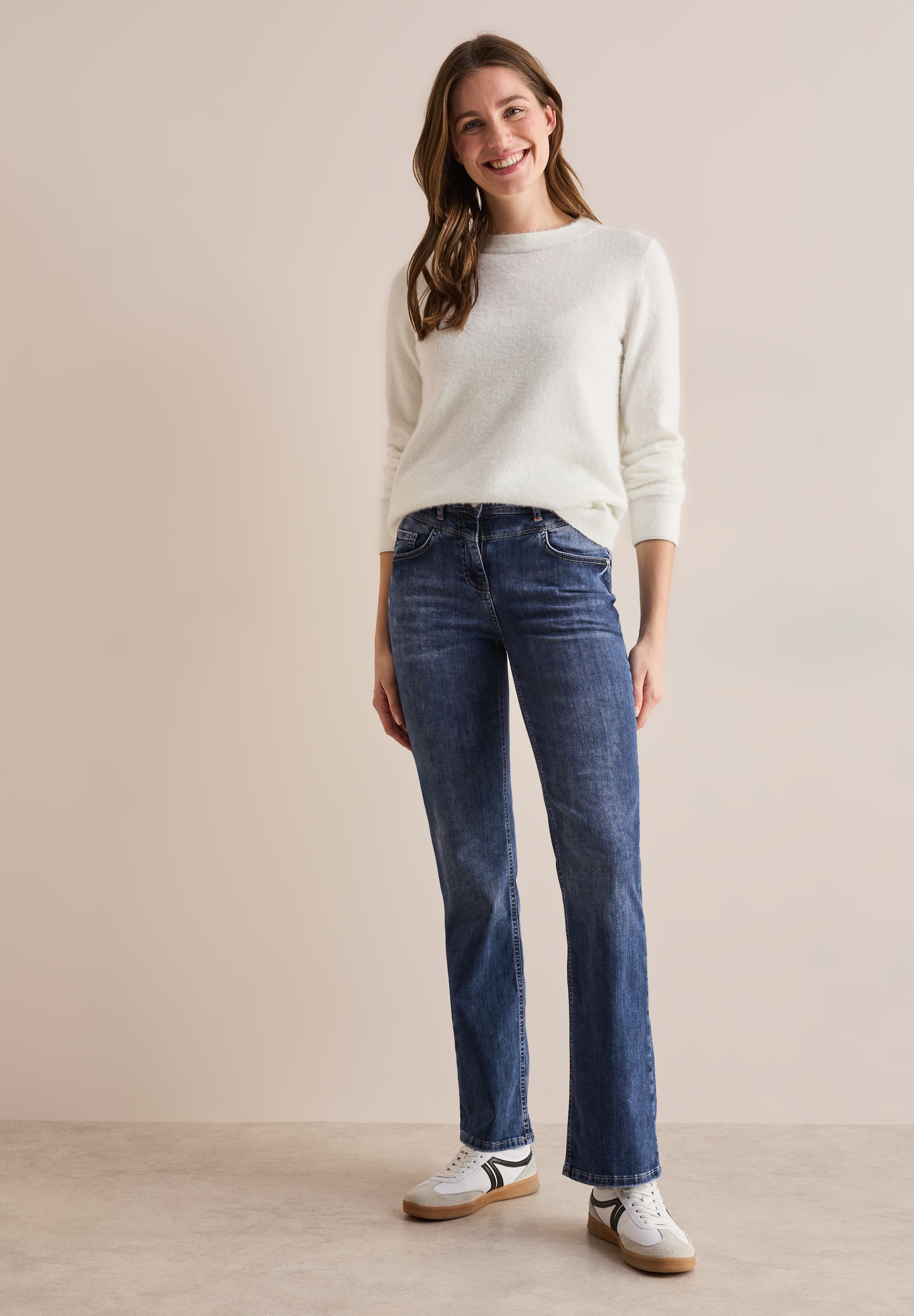 Bootcut-Jeans, High Waist