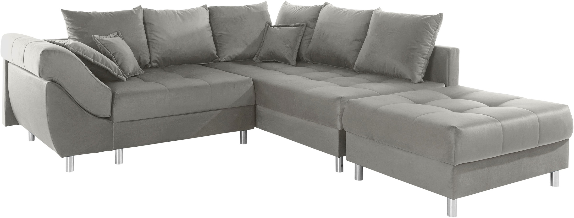 Thumbnail - COLLECTION AB Ecksofa "(Spar-Set) Innsbruck L-Form und Hocker" Ecksofa und Hocker, Recamiere links oder rechts montierba...