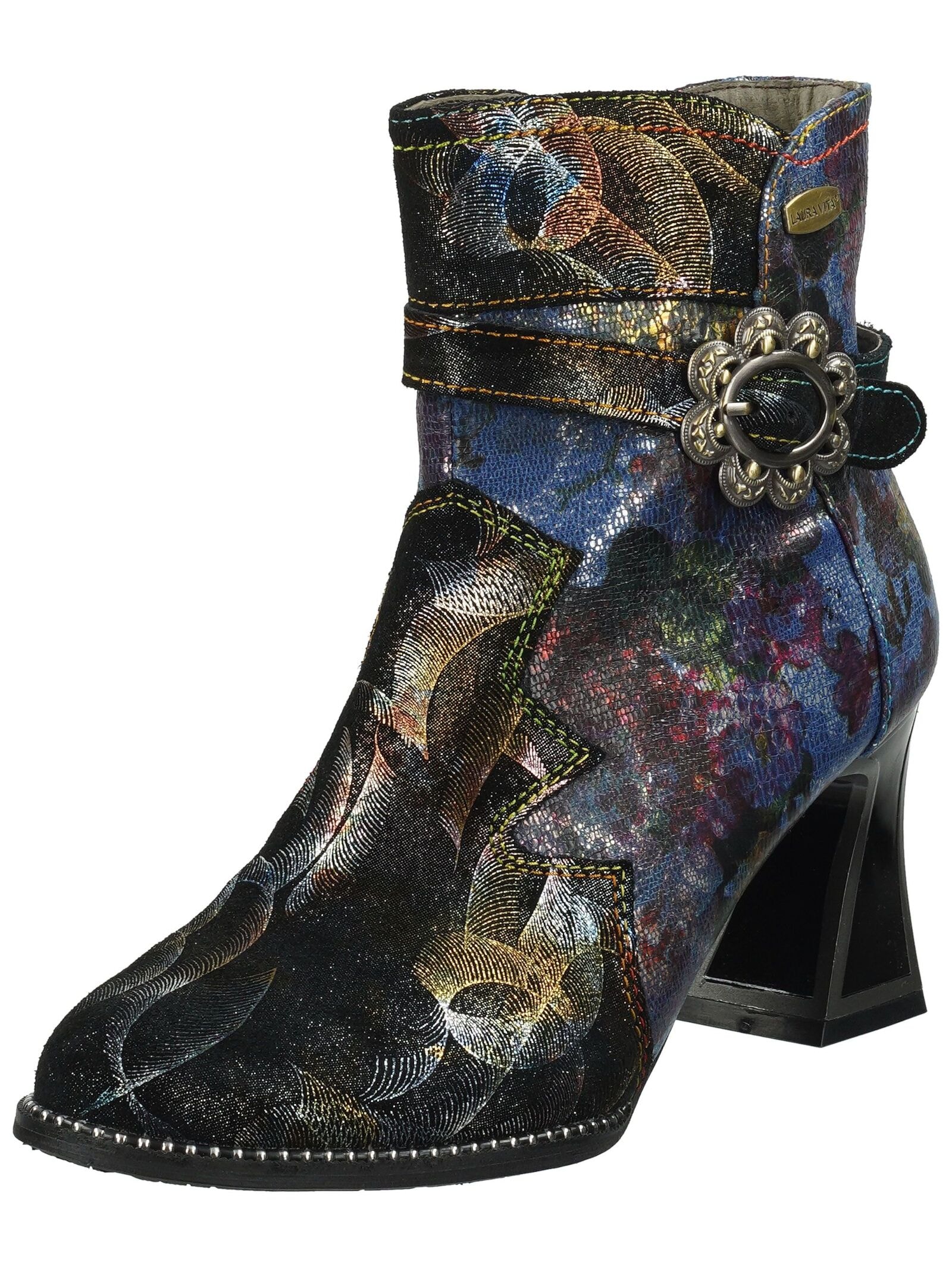 LAURA VITA Stiefelette "LAURA VITA Stiefelette Leder/Textil" günstig online kaufen