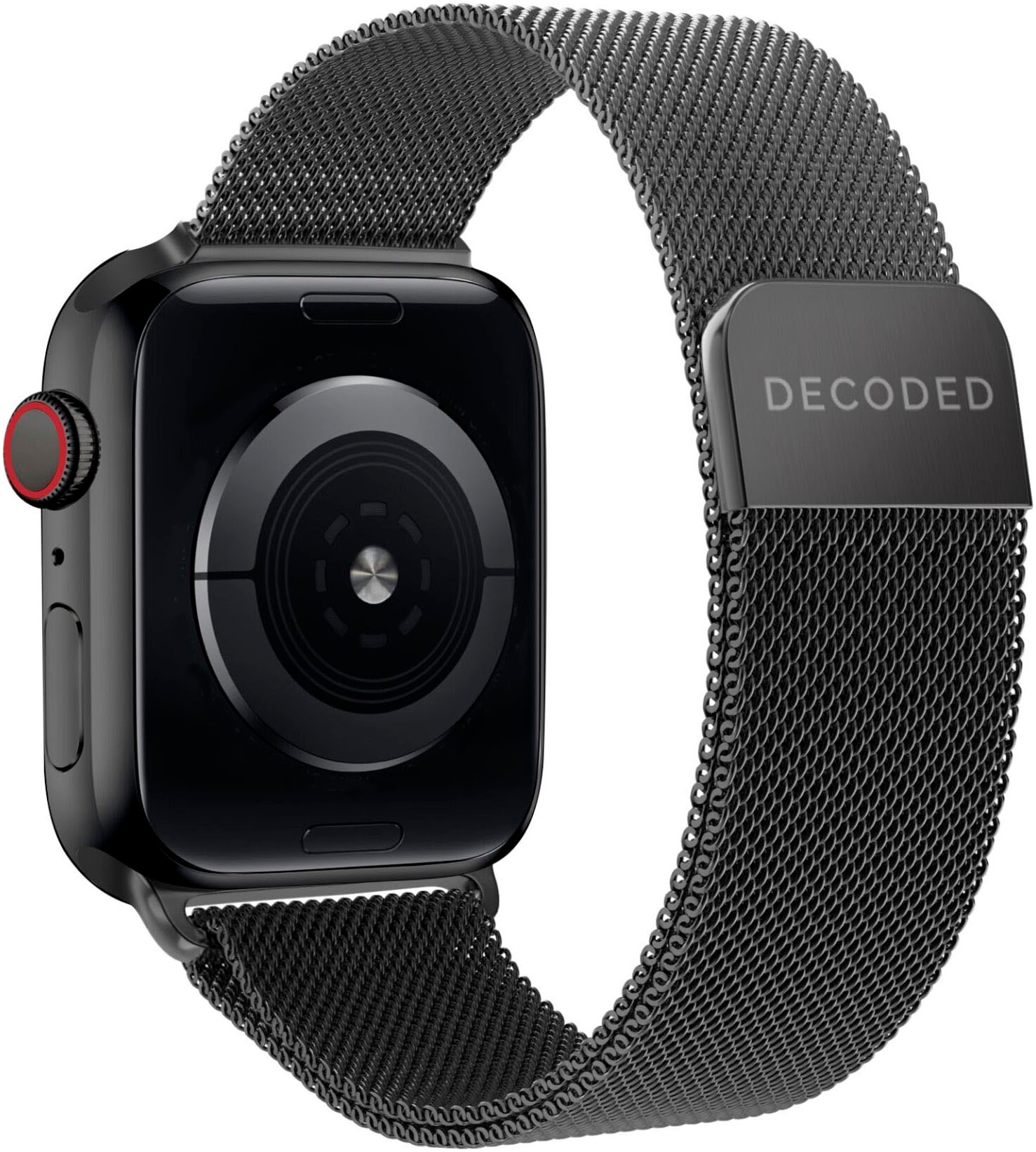 DECODED Smartwatch-Armband »Milanaise Traction Strap Black 42/44/45/49mm«