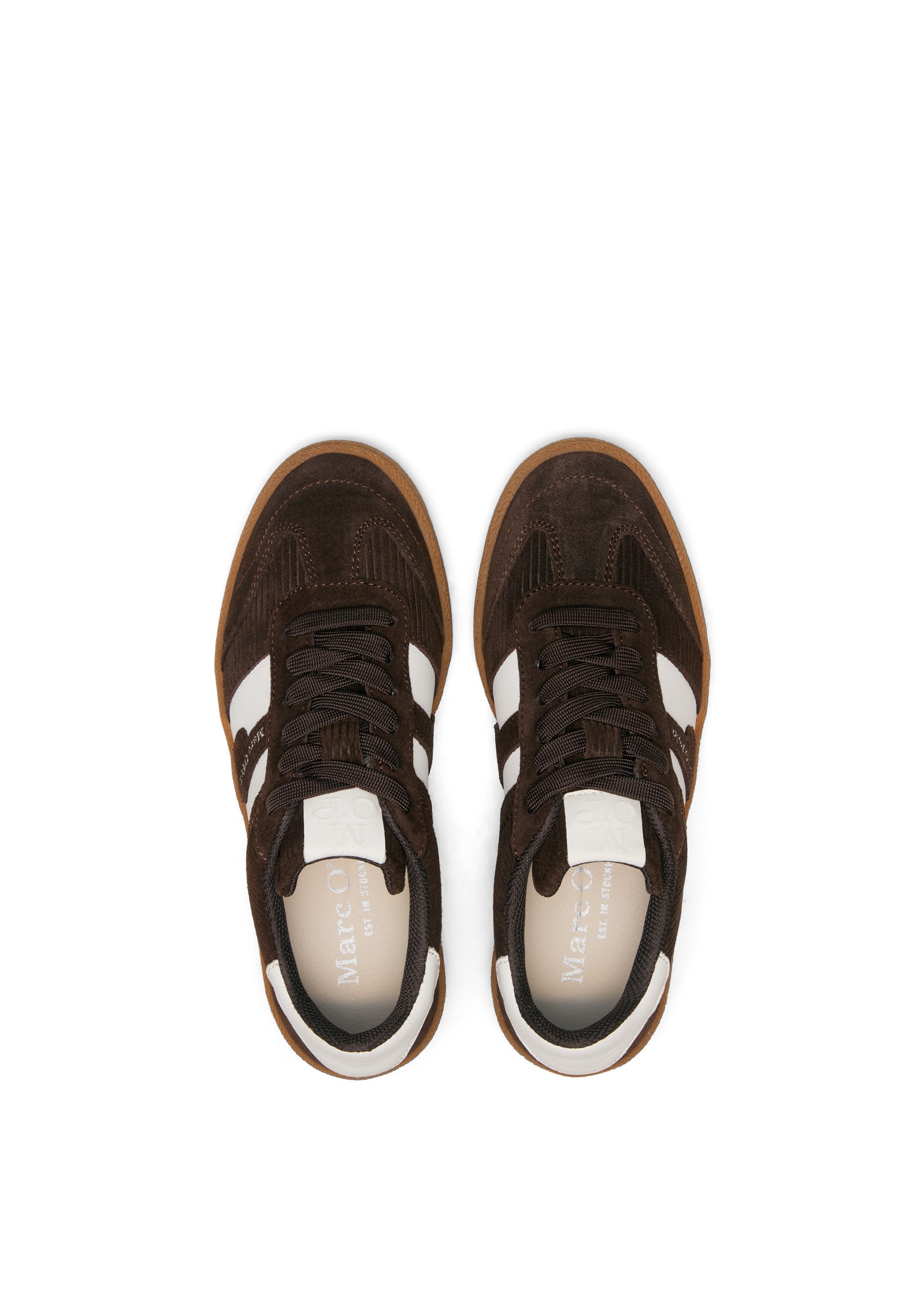 Marc O'Polo Sneaker »aus Leder mit Cordstruktur«