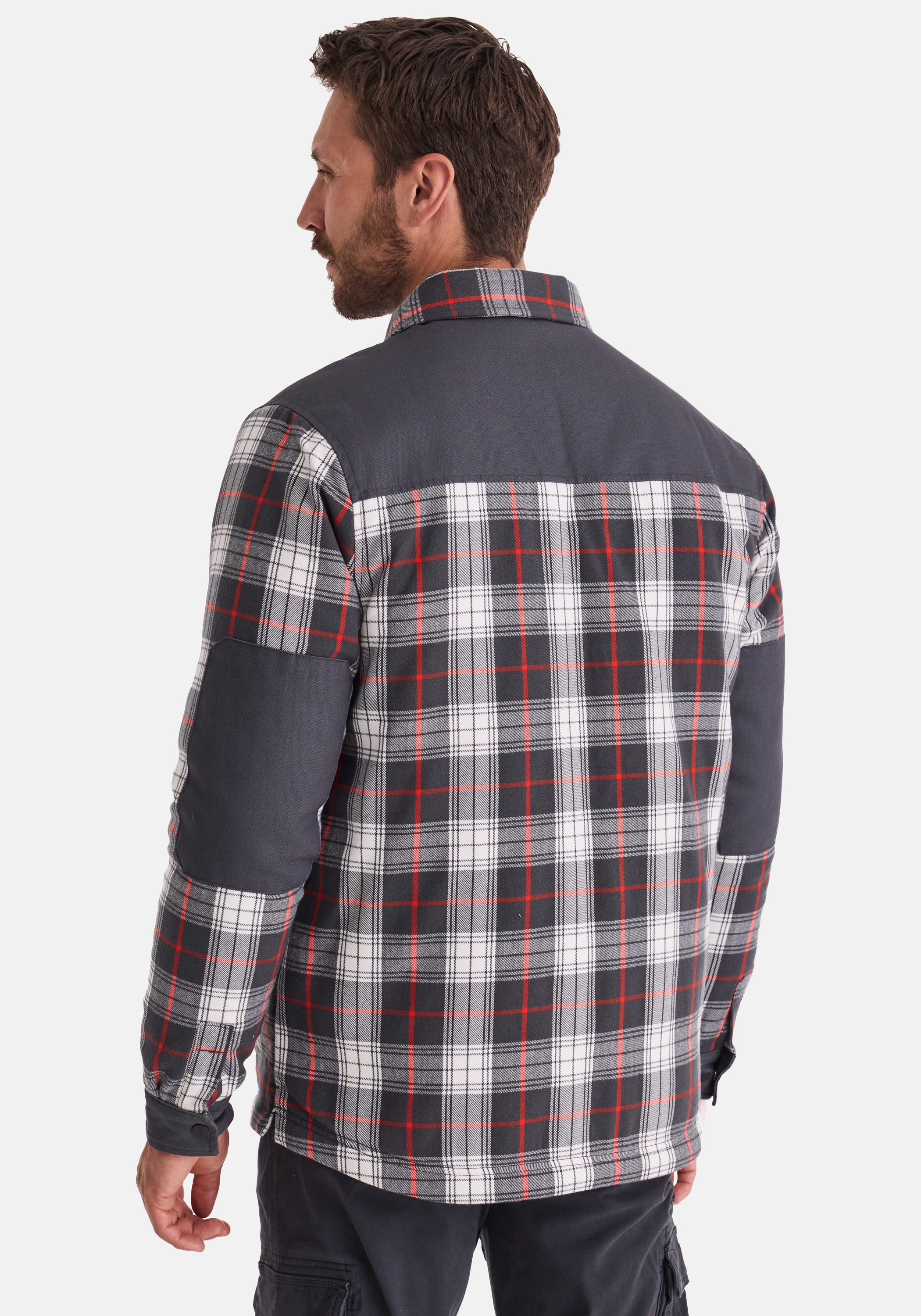 HERO by John Medoox Flanellhemd »JORIS Hemdjacke Overshirt« Hemdjacke Overshirt für Herren