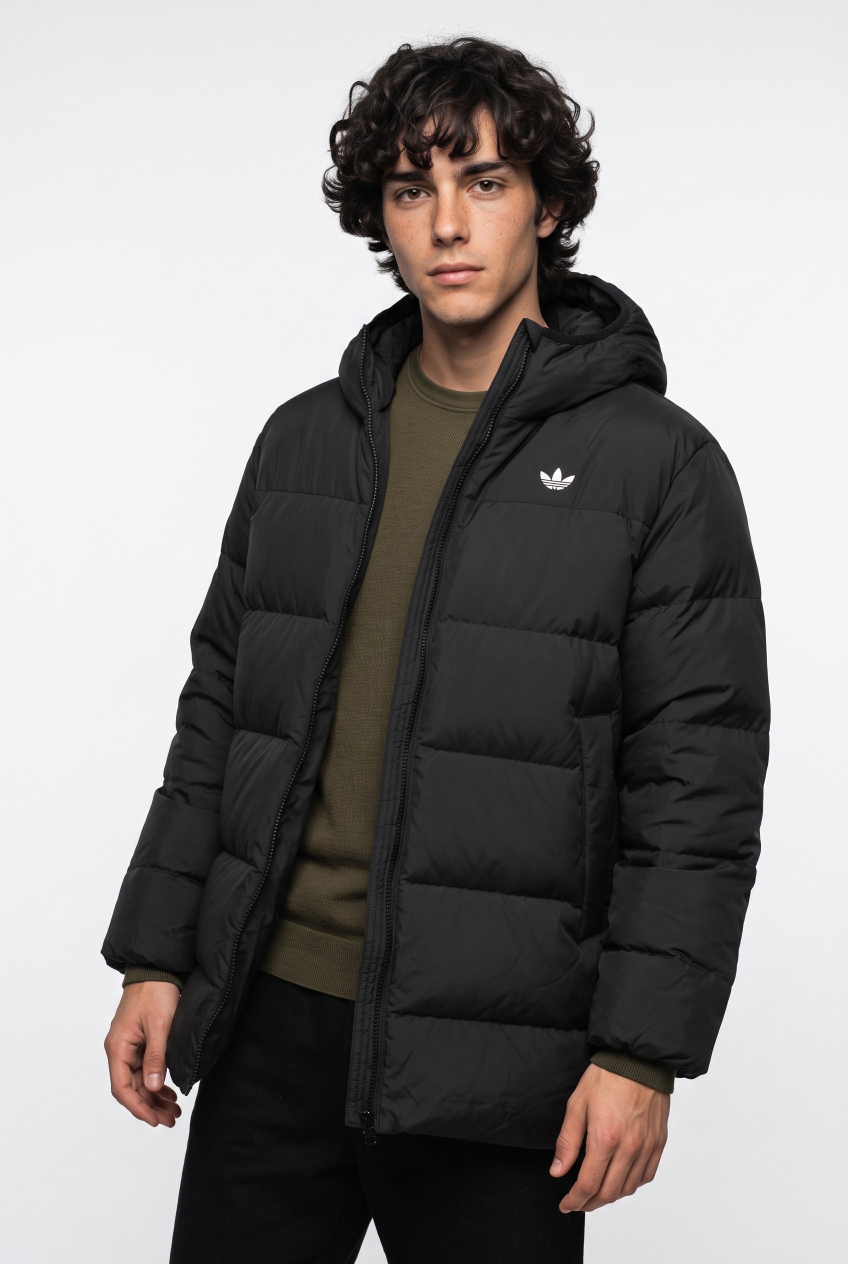 adidas Originals Outdoorjacke ", KAPUZE" für Erwachsene, mit Reißverschluss, aus Polyester
