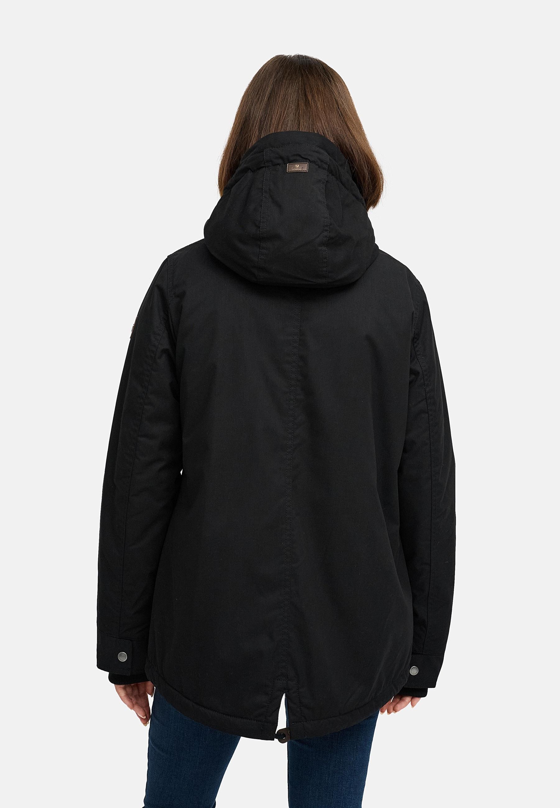 Ragwear Winterjacke »Parkker Warm YOUMODO«, mit Kapuze, Winter Parka mit kuscheligem Teddy-Innenfutter