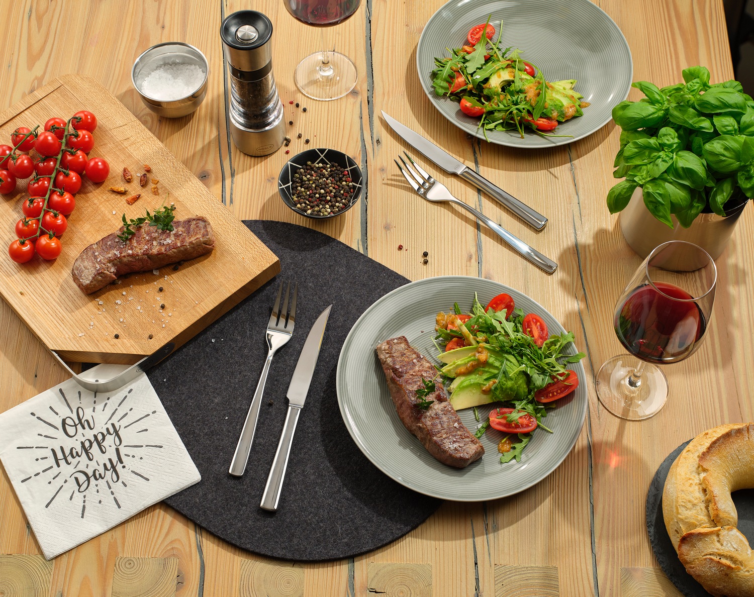 RÖSLE Steakbesteck "ELEGANCE" spülmaschinengeeignet