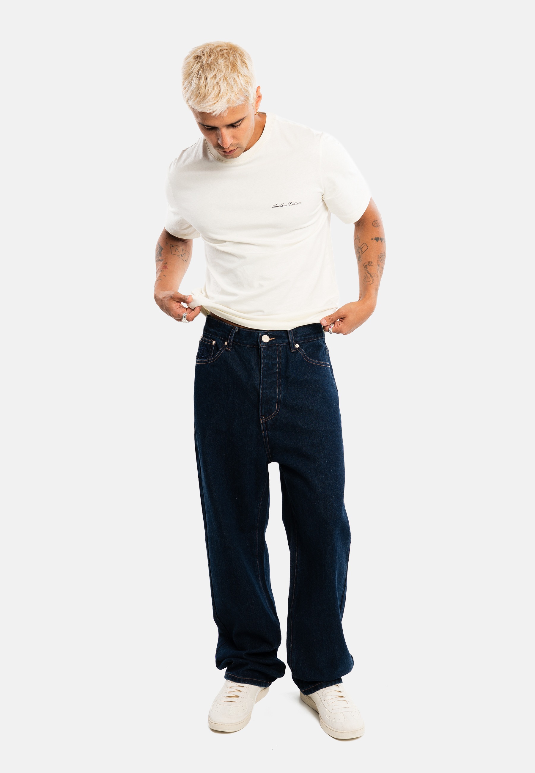 Another Cotton Lab Loose-fit-Jeans »Another Cotton Lab Another Indigo Jeans«