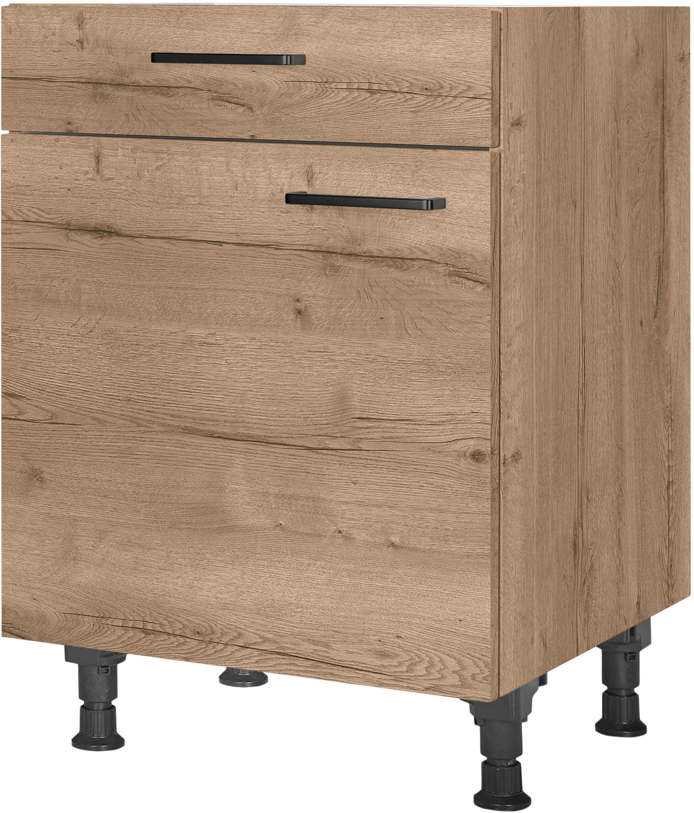 nobilia 1100000002199 ""Structura", Ausrichtung wählbar, vormont., in den Breiten 30, 45 und" 60 cm Breite, mit höhenverstellbaren Sockelfüßen, vormontiert
