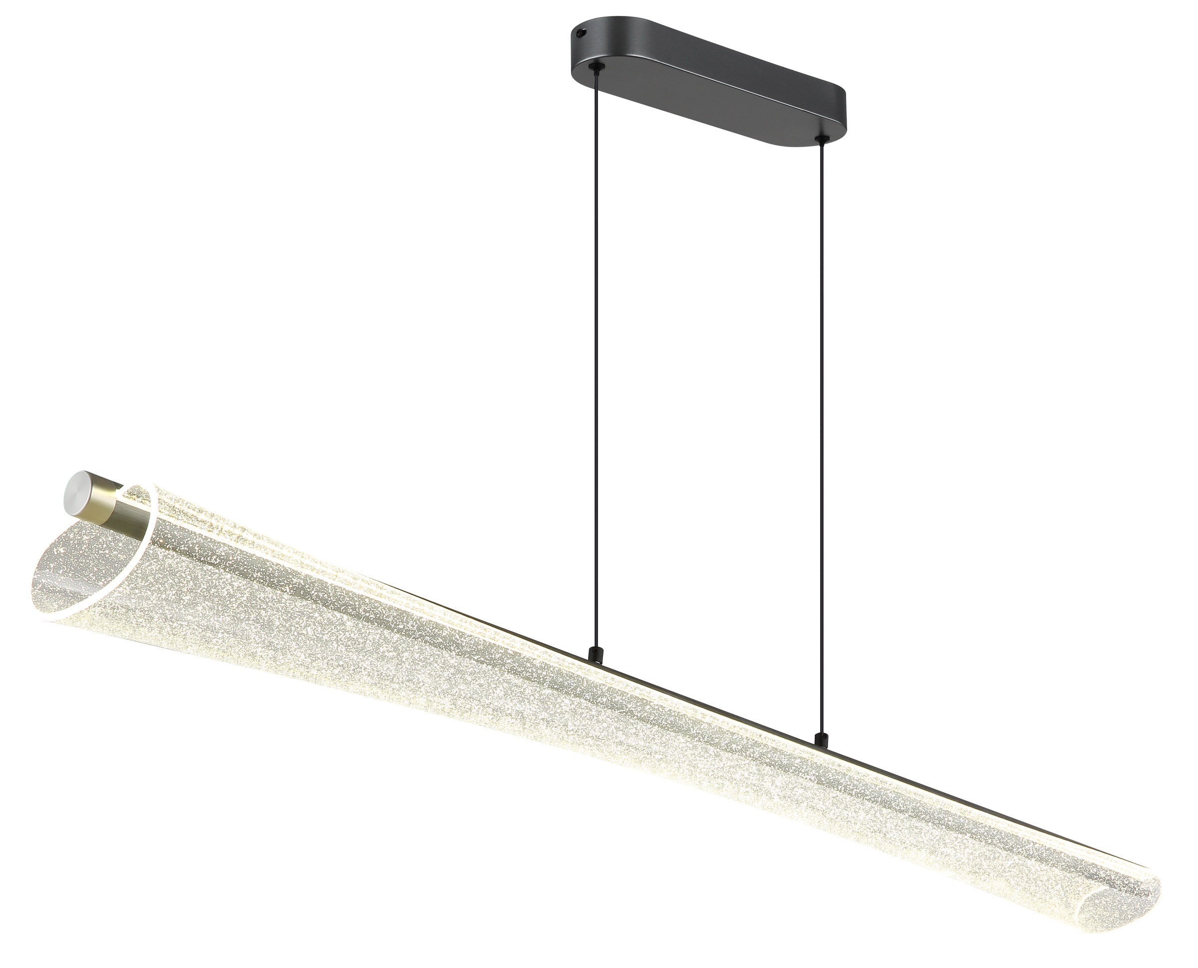 GLOBO LIGHTING Hängeleuchte »MALINDA« LED-Modul 1 Stk. Hängeleuchte anthrazit matt mit Acryl klar, dimmbar