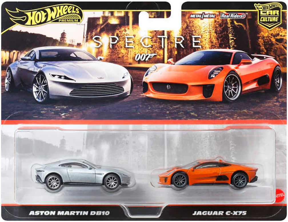 Hot Wheels Spielzeug-Auto »Premium Car Culture, James Bond 2-Pack« im Maßstab 1:64