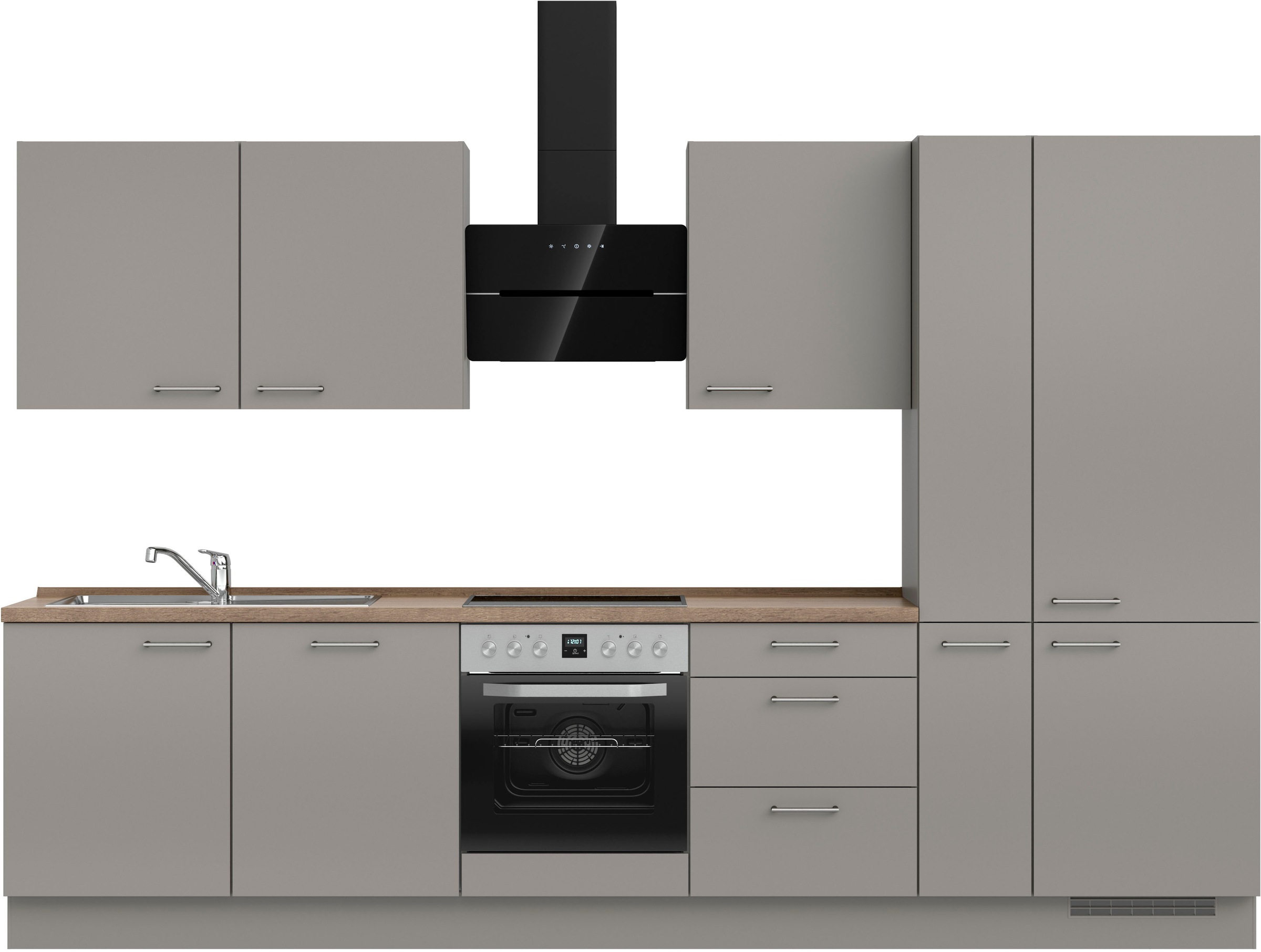 nobilia Küchenzeile ""Laser II", Ausrichtung wählbar, Breite 330 cm", vormo günstig online kaufen