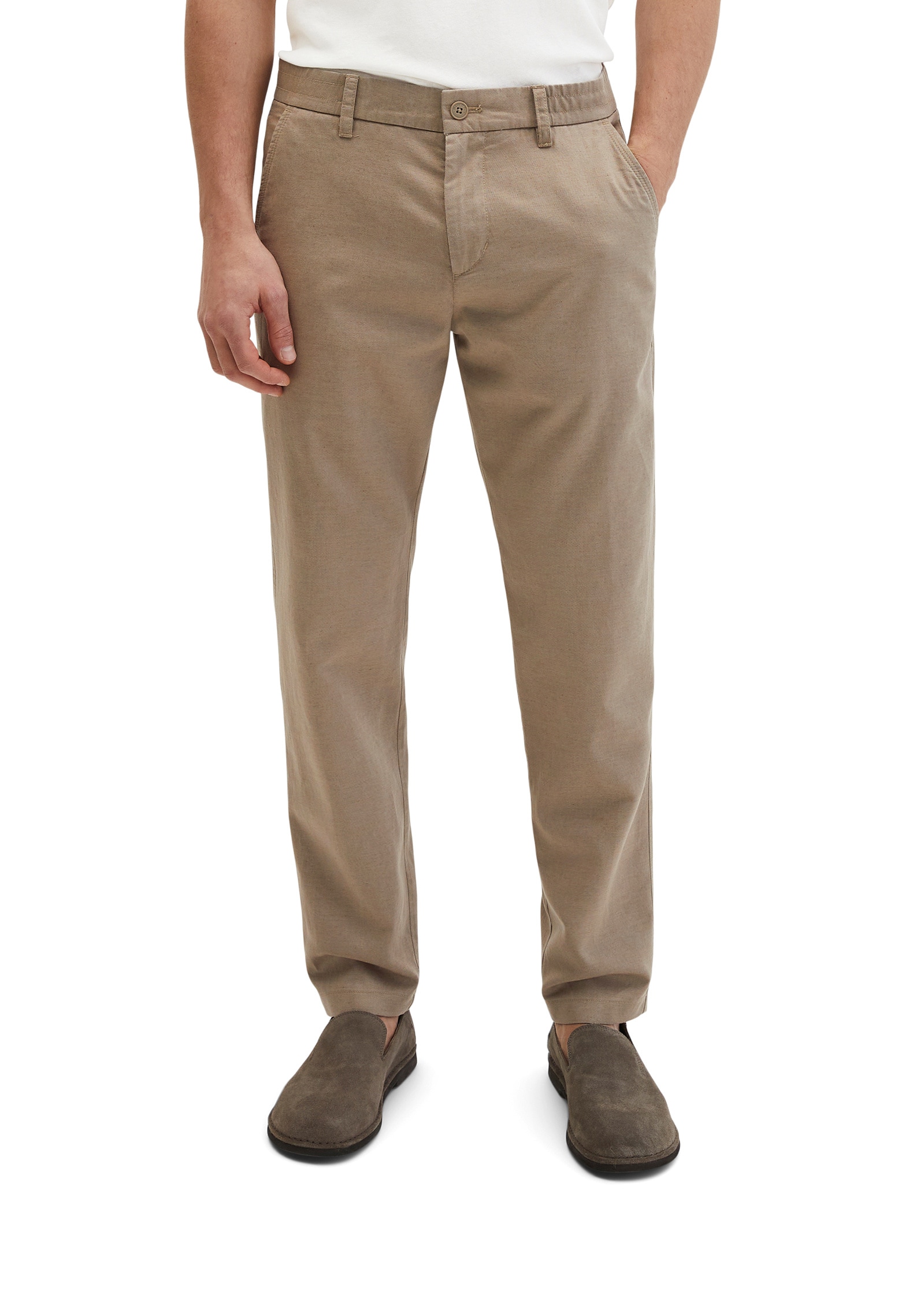 Marc OPolo Chinohose "aus TENCEL™ Lyocell -Leinen-Mix"