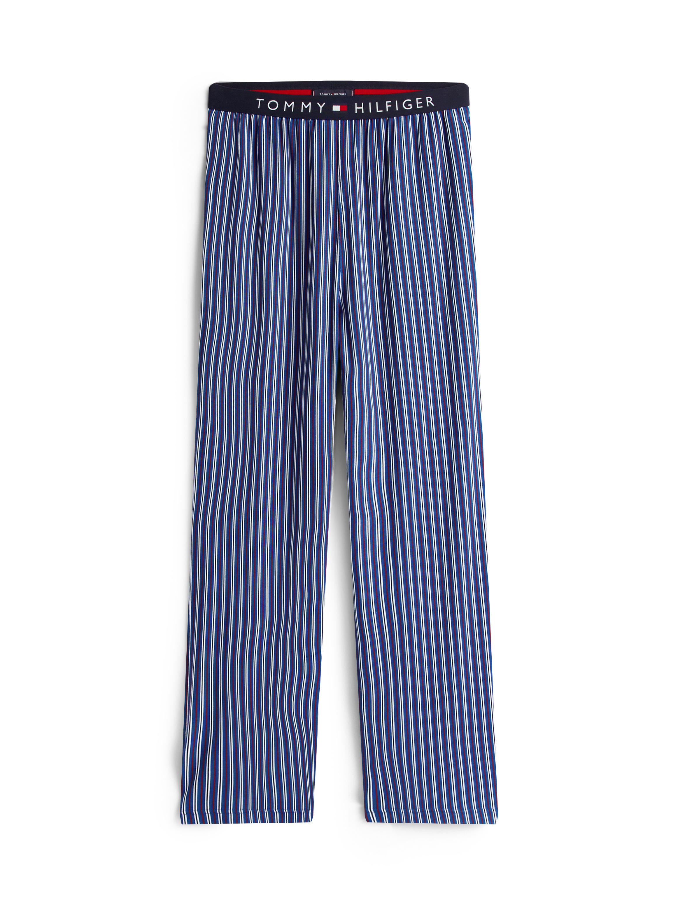 Tommy Hilfiger Underwear Schlafanzug »JERSEY PJAMA SET PRINT« 2 tlg. mit elastischem Bund, Rundhals, normale Passform