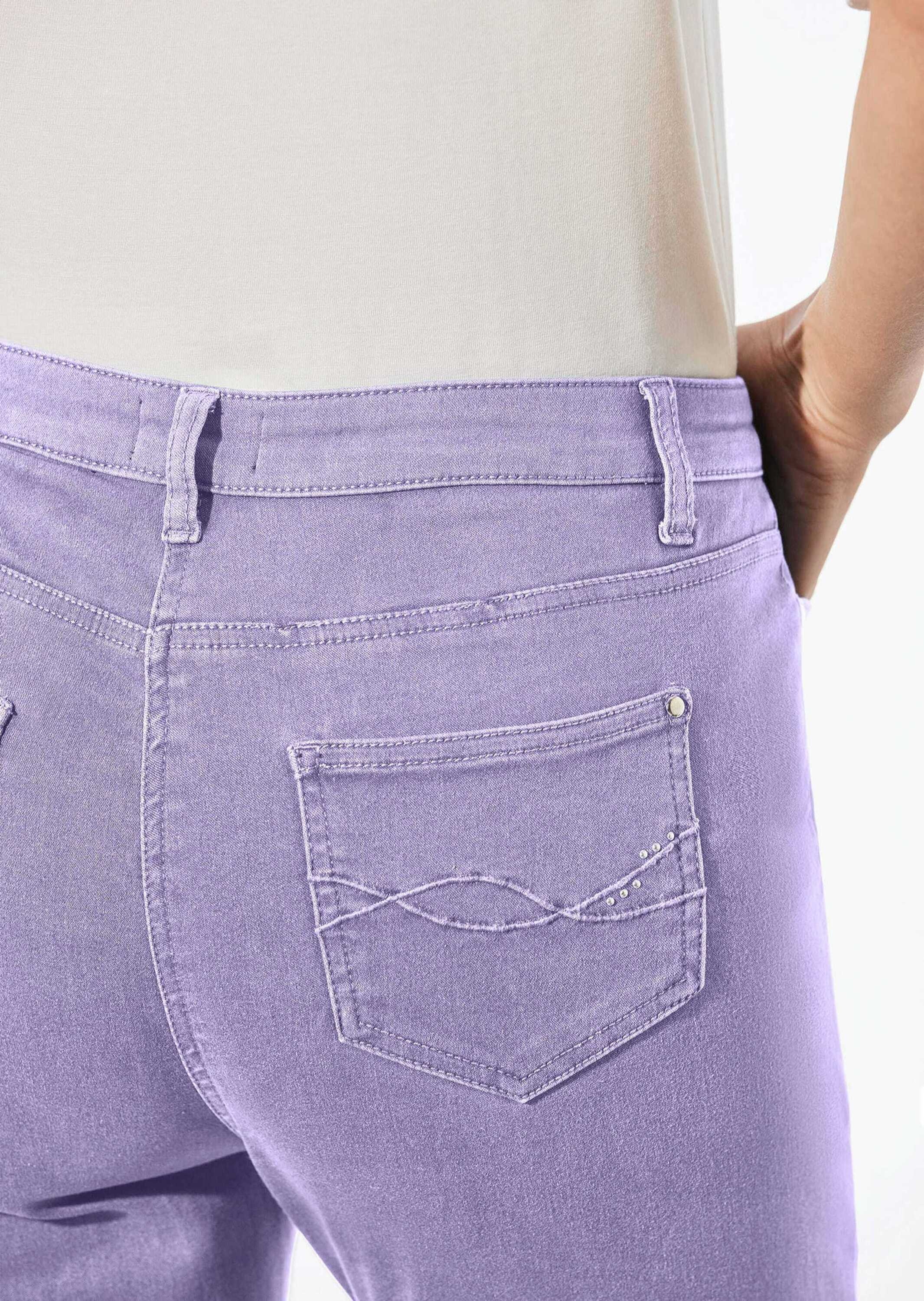 GOLDNER Regular-fit-Jeans »Lange Freizeithose BELLA mit Formbund«