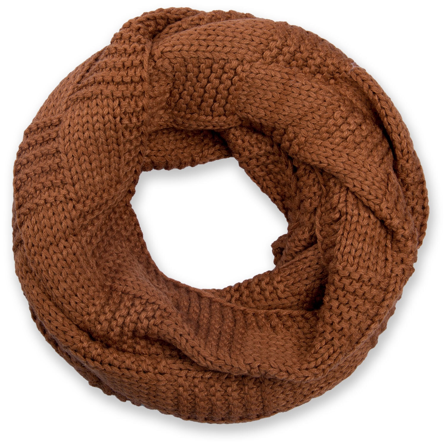 styleBREAKER Strickschal "Feinstrick Loop mit Patentmuster" 1 Stk.