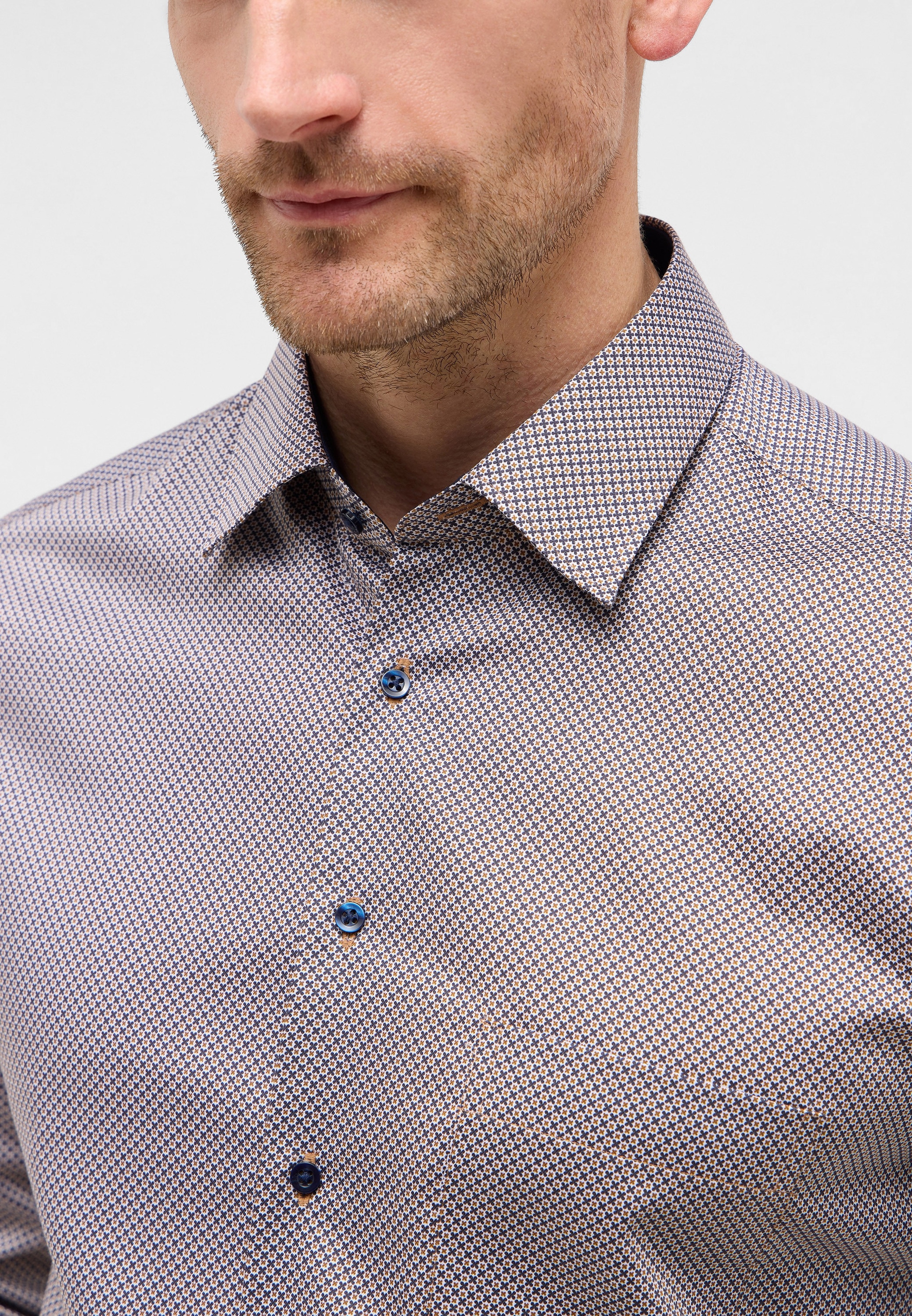 Eterna Langarmhemd »MODERN FIT«, NON IRON (bügelfrei)
