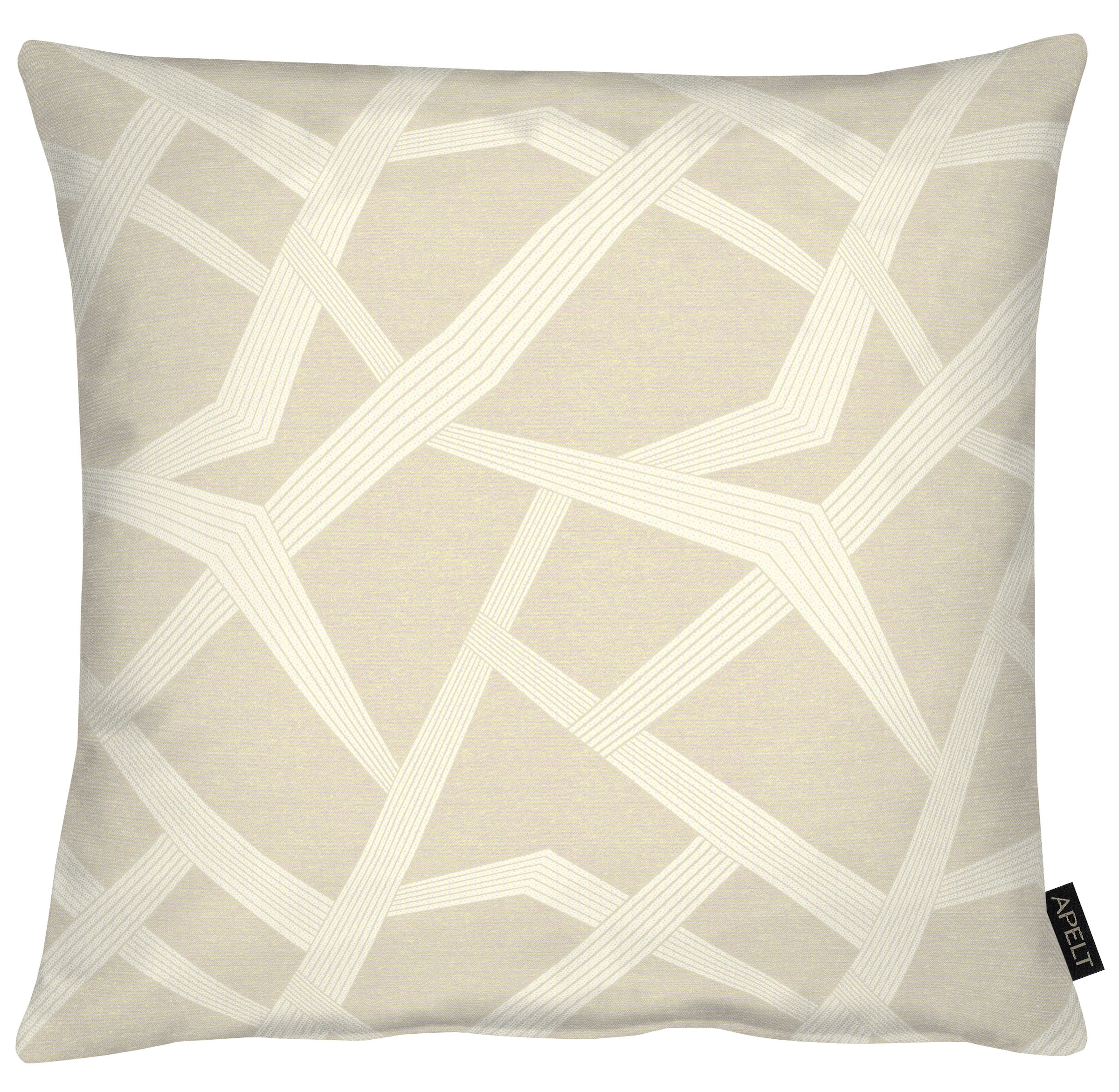 Dekokissen APELT, B:45cm H:5cm L:45cm, beige, Polyester, Dekokissen_Sitzkissen_Kissenhüllen, "Domino"