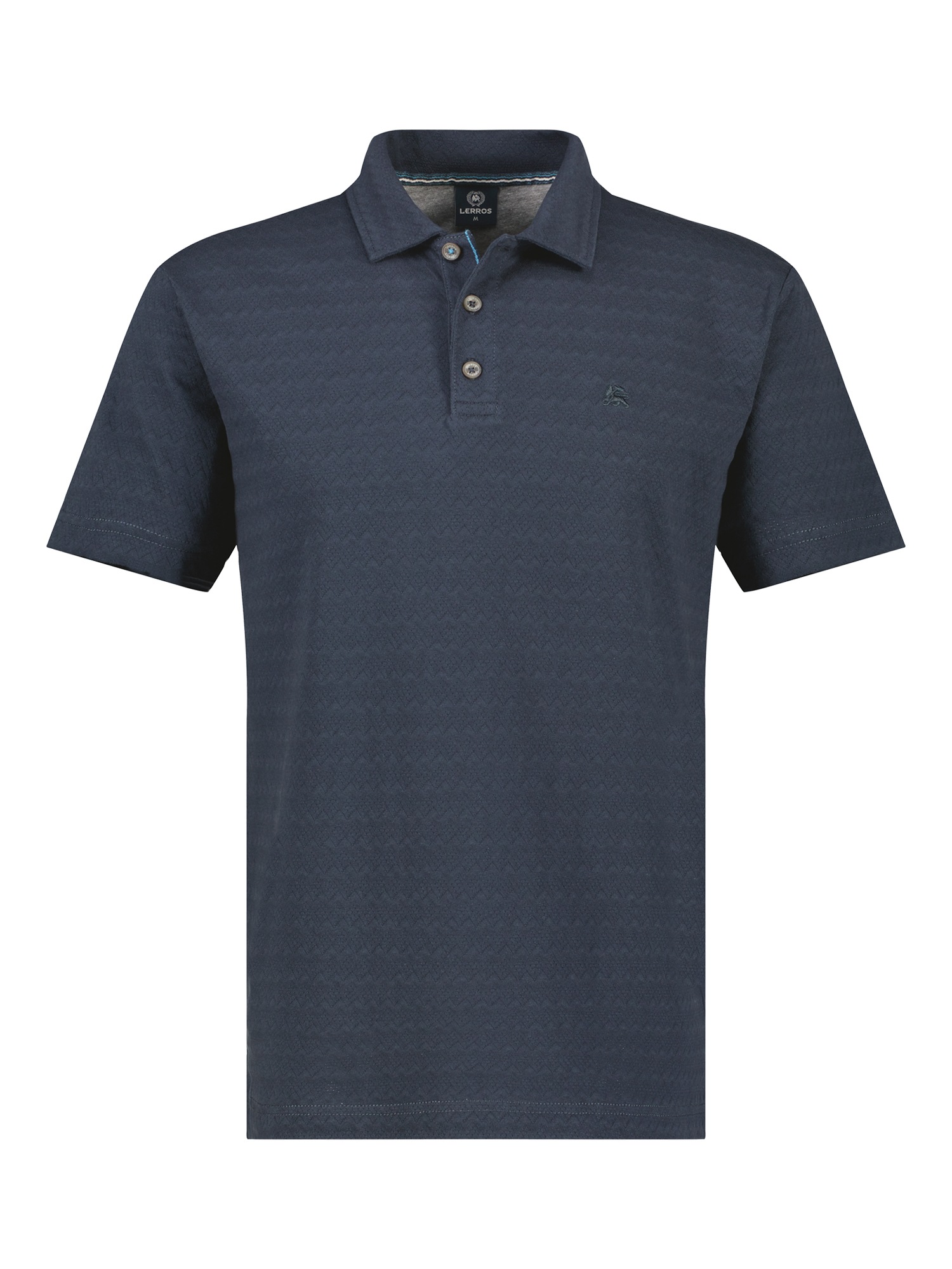 LERROS Poloshirt »LERROS Herren Poloshirt, tonal-sommerlich gemustert«